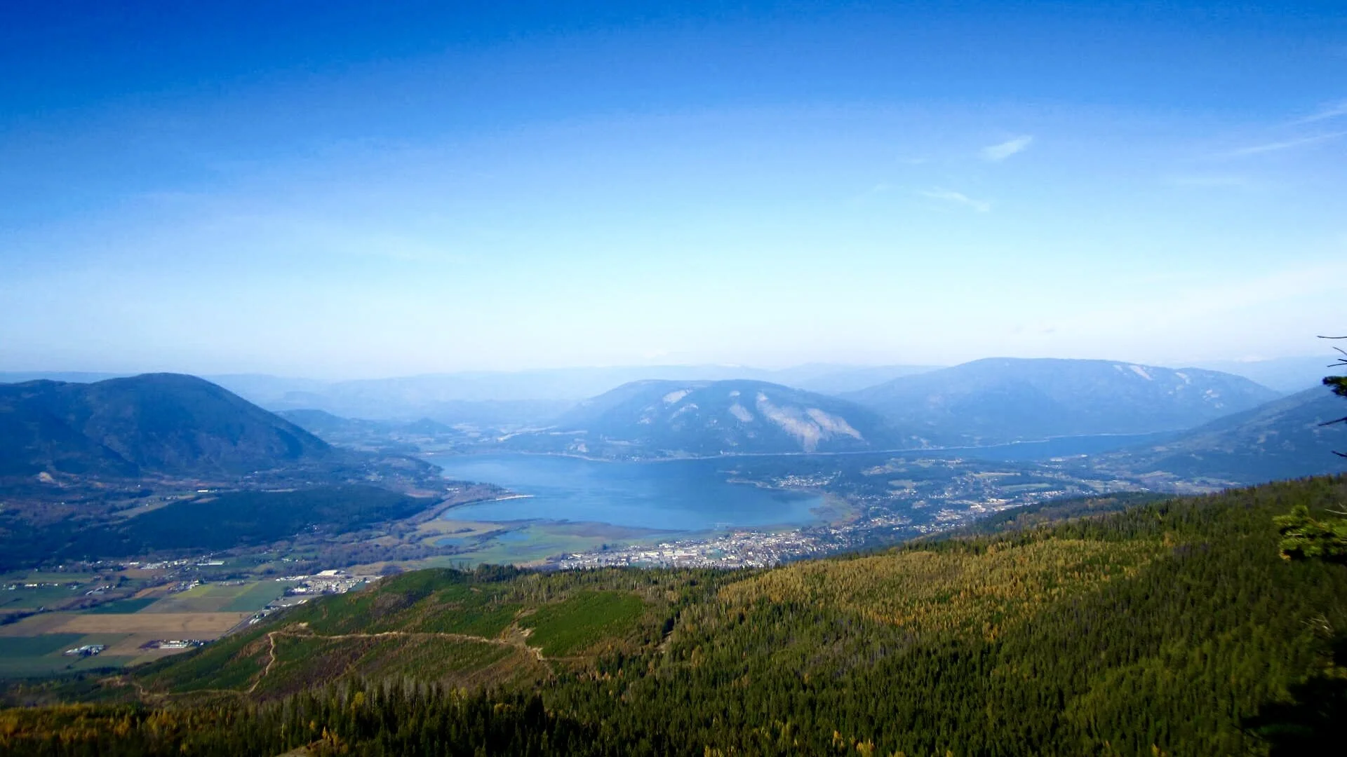 The beautiful Shuswap views from Mount Ida  Shuswap Adventure Girl