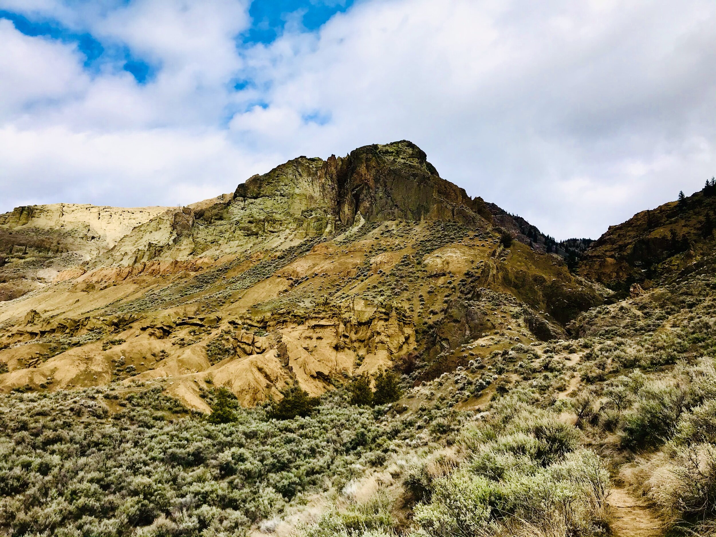View of the ridge from the trailhead (TH)