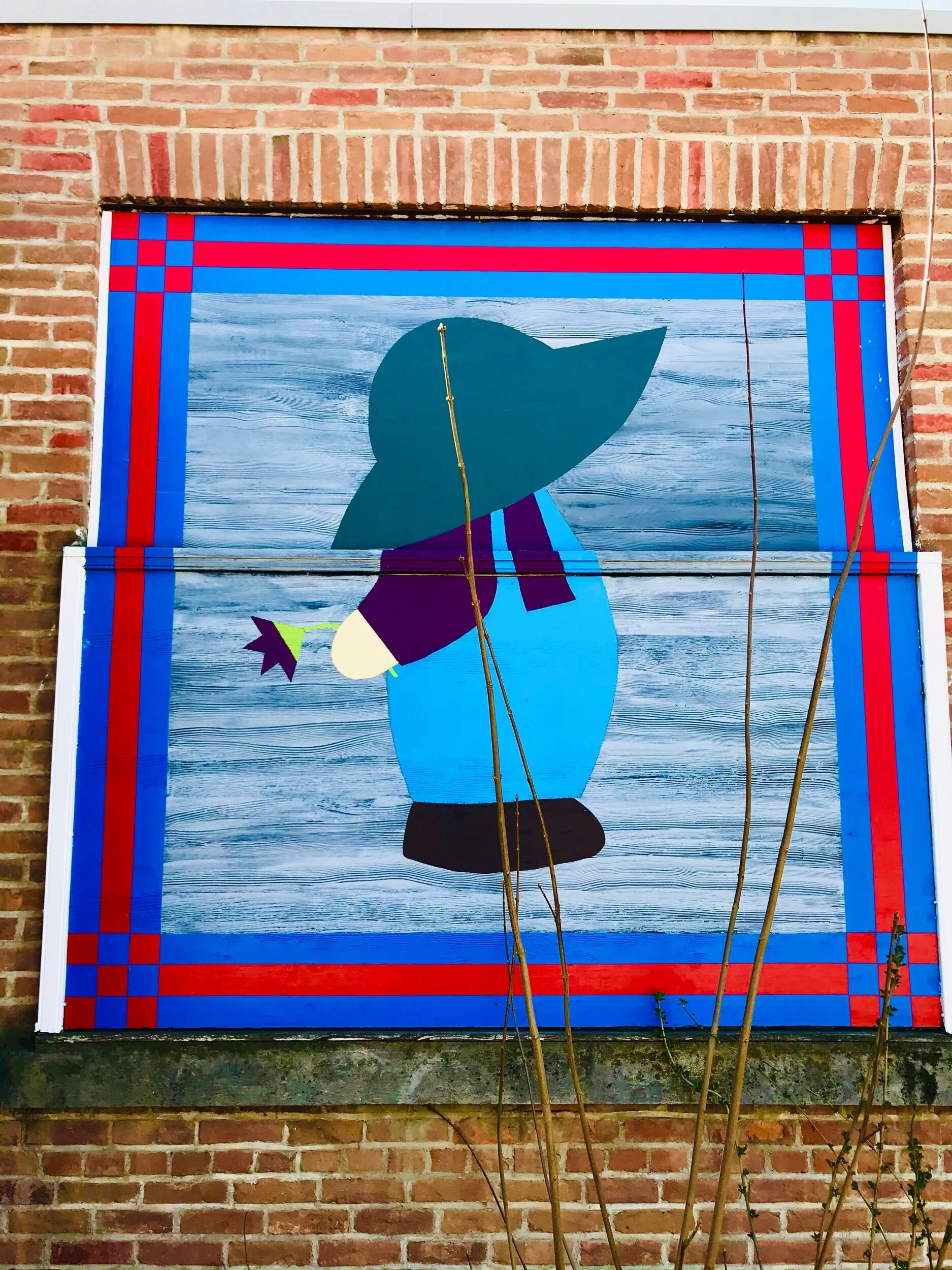 I love this pattern, it reminds me of when I was a kid! This little guy is named “ Suspender Sam”.  He goes along with the sweet “Sunbonnet Sue”, shown below, Shuswap Adventure Girl