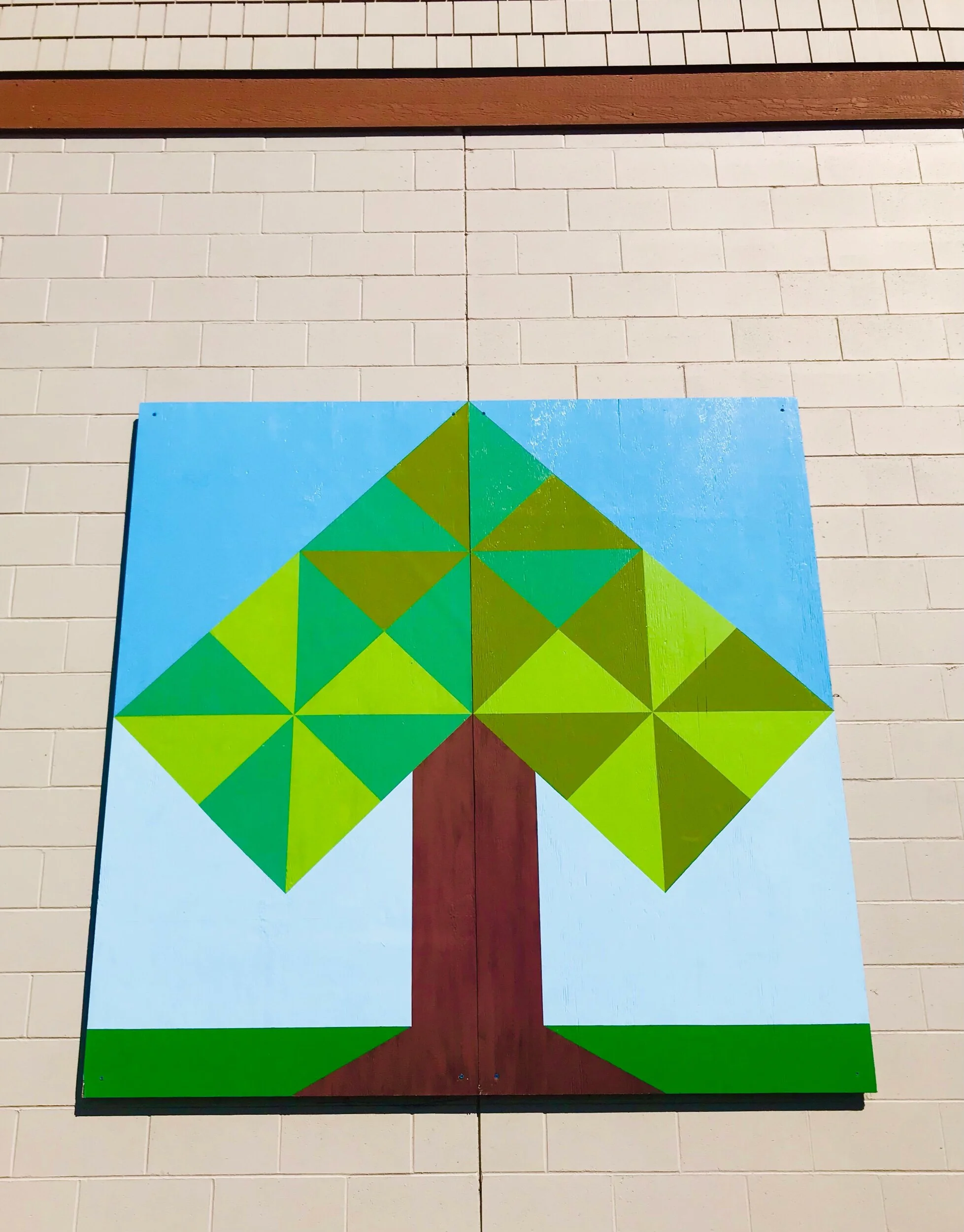 The Barn Quilt Trails “ Pinwheel Pine”. I love the bright colors of this one! Shuswap Adventure Girl
