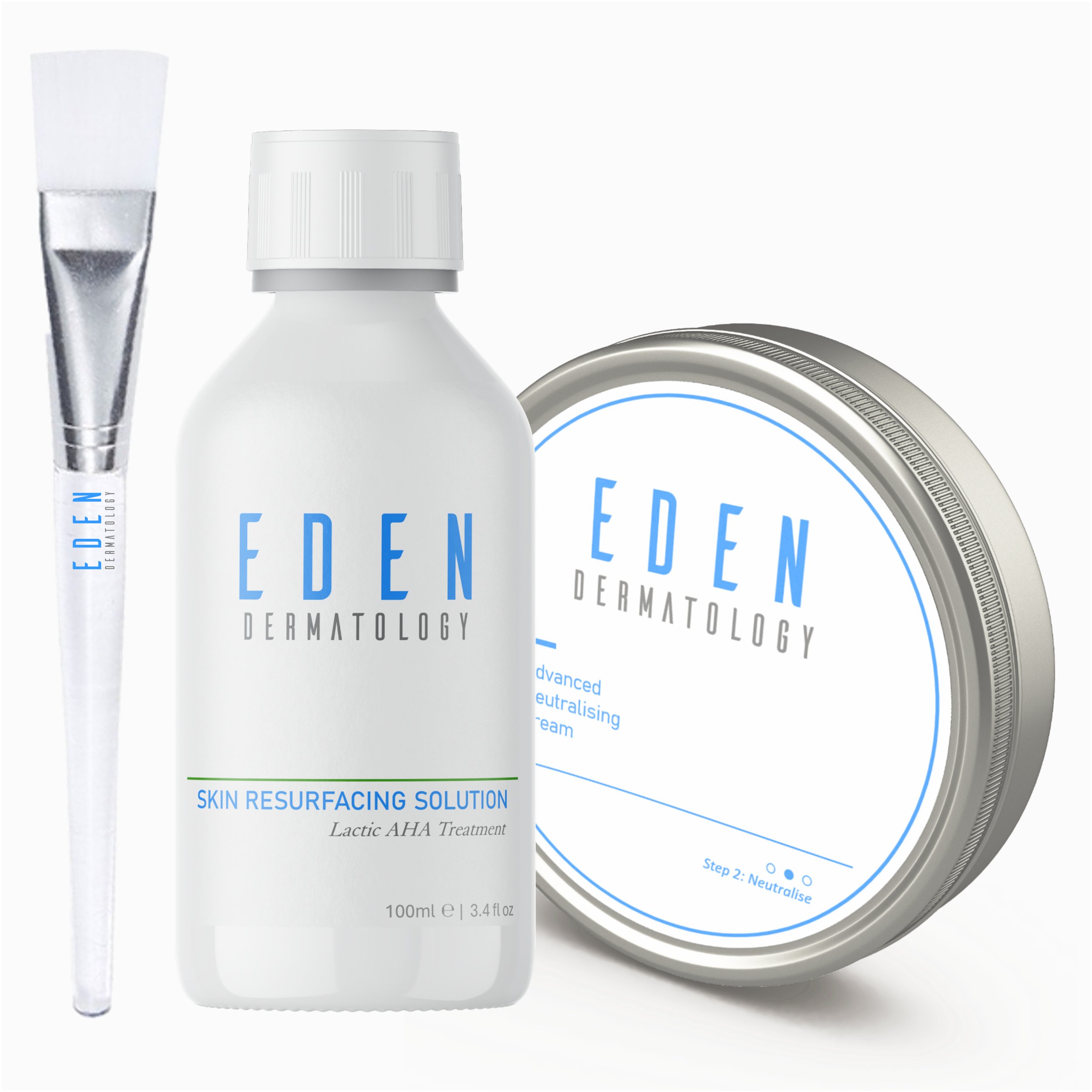 Skin Resurfacing Solution - Lactic - 100ml + Neutraliser and Brush.png