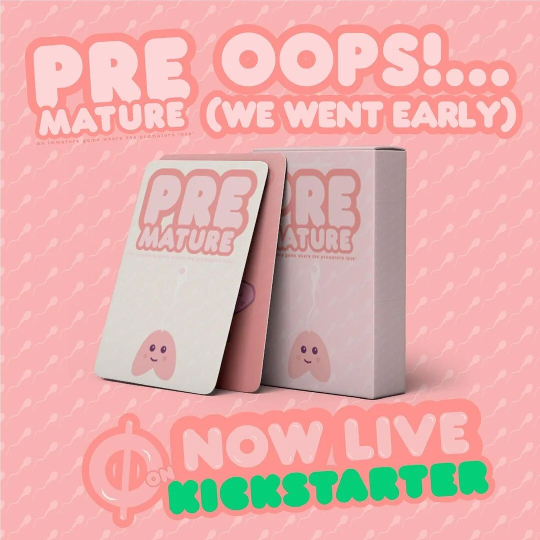 We swear this has never happened before! 🫣😳

PreMature is LIVE NOW on Kickstarter!
Hit the link below to get your copy👇

https://www.kickstarter.com/projects/hemispheregraphic/premature-an-immature-game-where-the-premature-lose