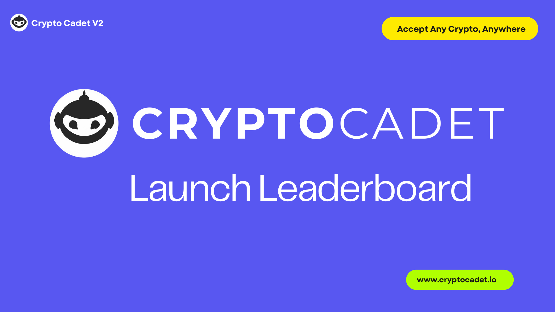 How to Launch a Leaderboard with CryptoCadet V2