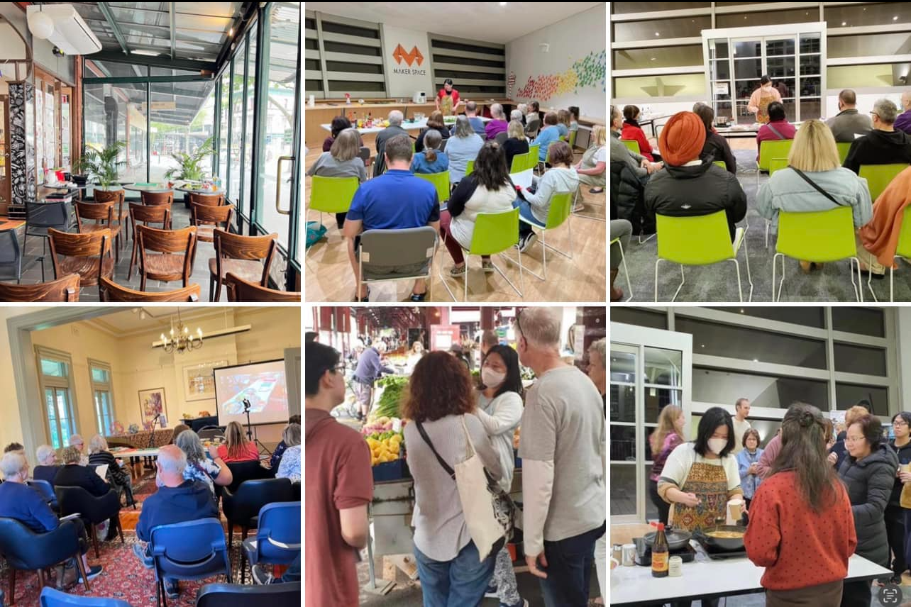 Community cooking workshops- Victoria Market, libraries and community centers