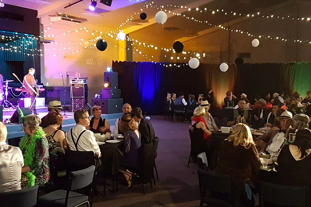 Main Auditorium - can be used for weddings, banquets, corporate events and celebrations.