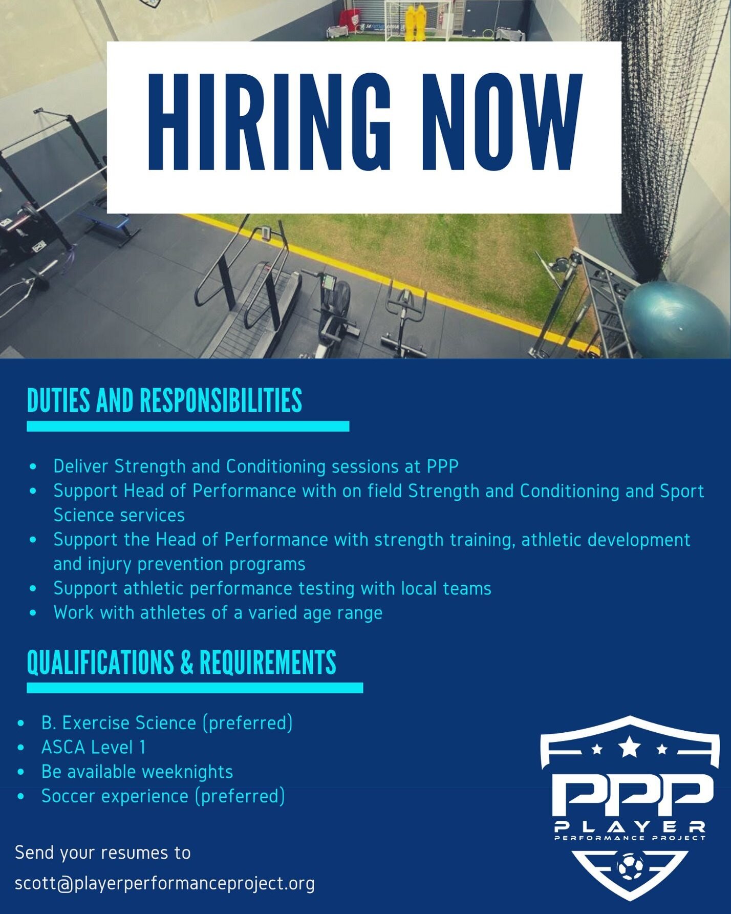 WERE HIRING ❗⚽

PPP are after a performance coach to work with our athletes. If you would like to become apart of the team, please email scott@playerperformanceproject.org 📩

#theholisticapproach #fitness #strengthandconditioning #football #soccer #