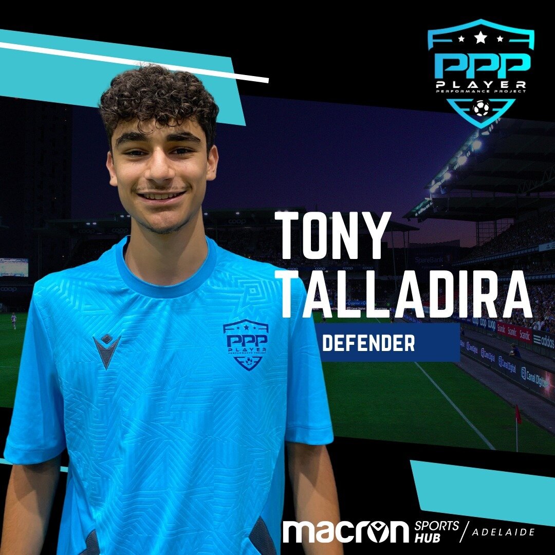 We&rsquo;re thrilled to invite Tony Talladira into our @macronadelaide Full-Time Elite Development Program 🏋🏽🏃🏽⚽️ The EDP program trains and develops athletes side by side their clubs to give them the best possible opportunity to pursue a career 