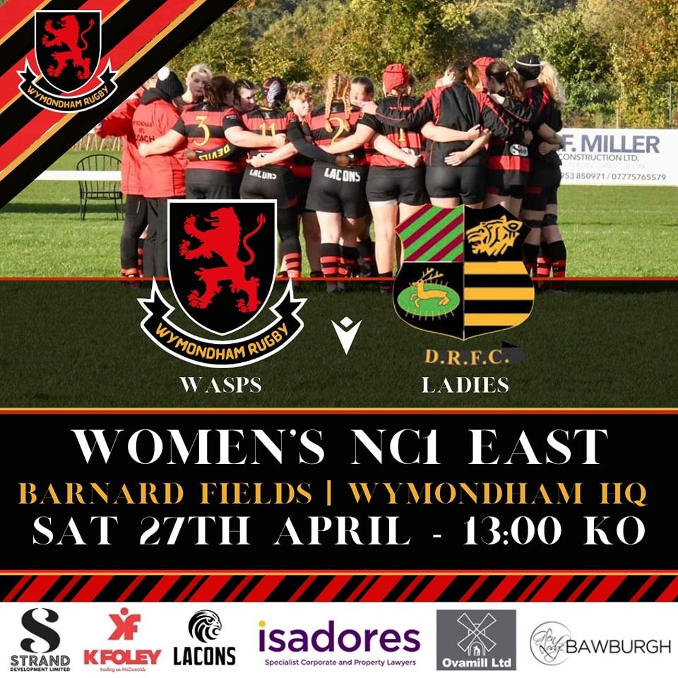 Saturday we see our Wasps return home for their last league game of their season against Derby. 🔴⚫️

With the return of Jess Mclean-Wright after 19 months away from the action due to a knee injury this is a big occasion for her, as well as returning