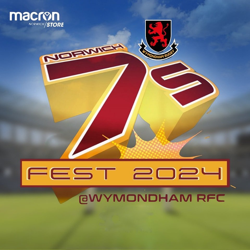 Norwich 7s Festival @ Wymondham Rugby Club 

📅 **Friday 26th July** 

👉 Touch Rugby Tournament 
💰 Entry - &pound;50 per team 
🏆 Prize - Trophy &amp; Medals 
🍔 Food, Bars &amp; Entertainment in the evening. 

📅 **Saturday 27th July** 

👉 Adult 