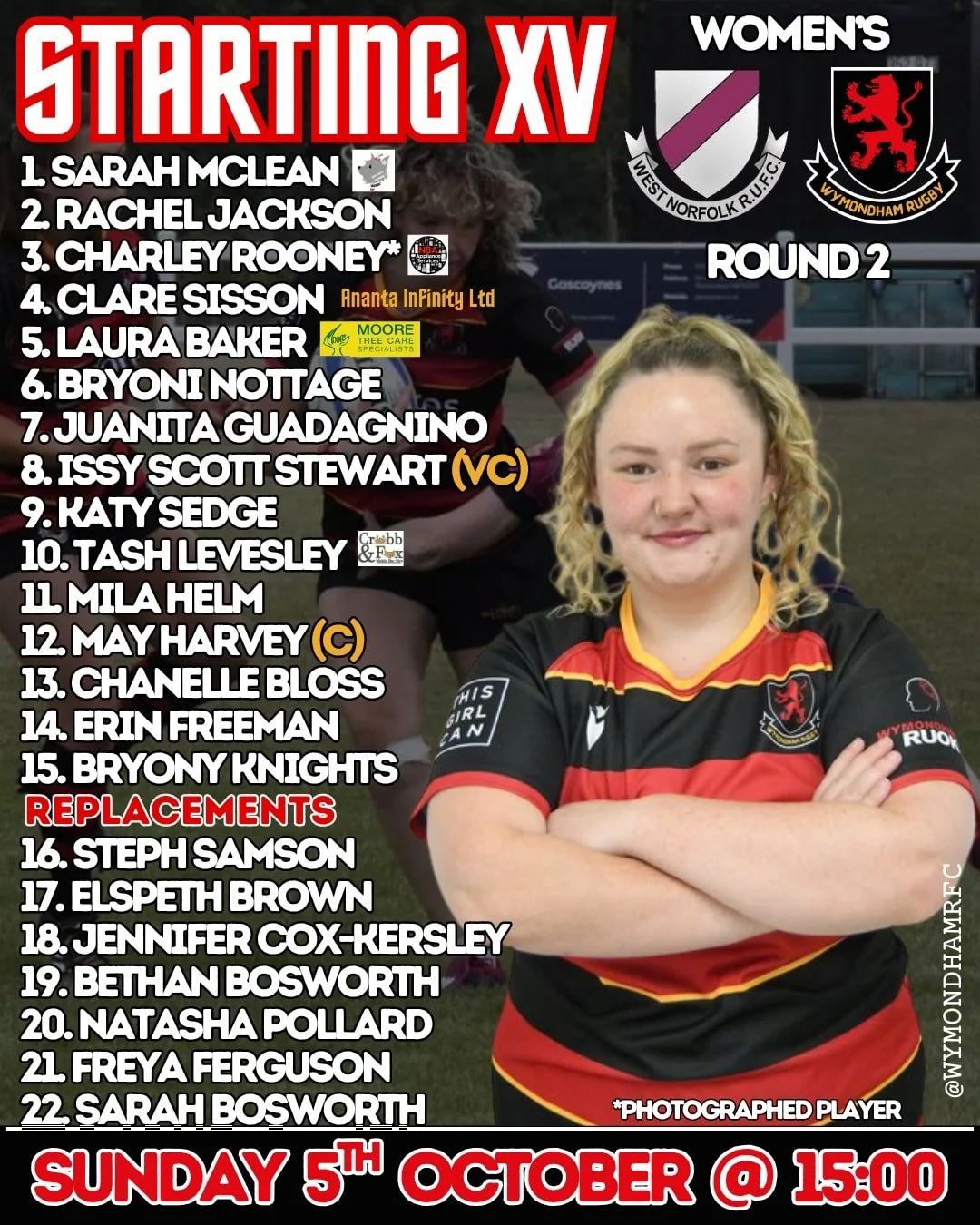 Tomorrow, our Wasps hit the A47 for a local derby against newly promoted West Norfolk! 🏉🐝

Fresh off the back of an incredible Women&rsquo;s World Cup win for England, the game couldn&rsquo;t come at a better time to showcase what women&rsquo;s rug