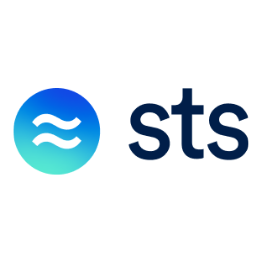 Logo for Septic Tank Solutions featuring stylized blue and green pipes forming the initials 'STS' with the company name to the right.