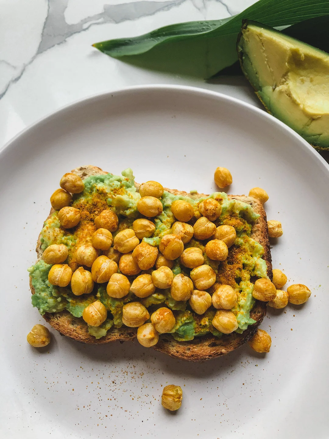 Cheeky Chickpea Avo Toast