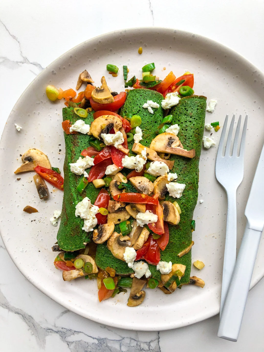 Spinach Crepes