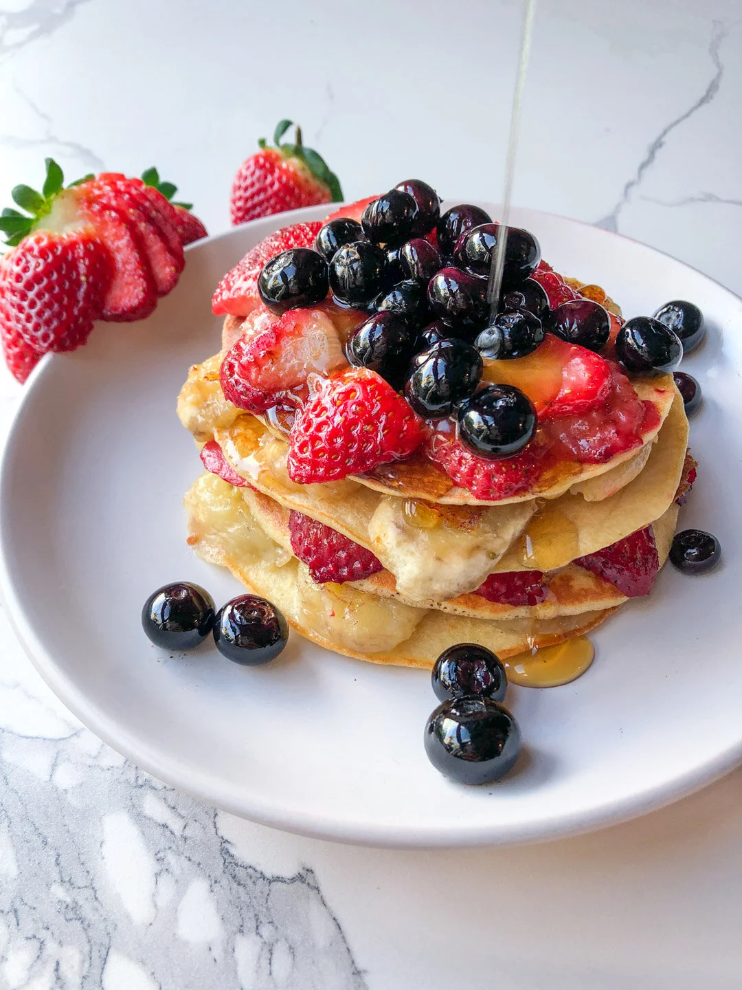 Berry Quinoa Pancakes
