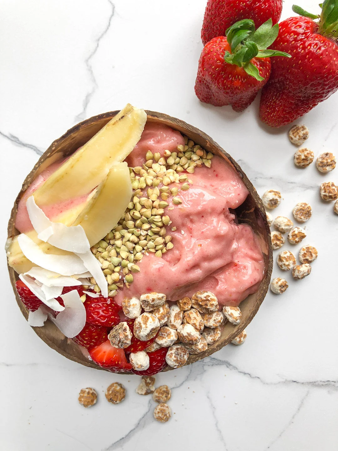 Sweet Strawberry Smoothie Bowl
