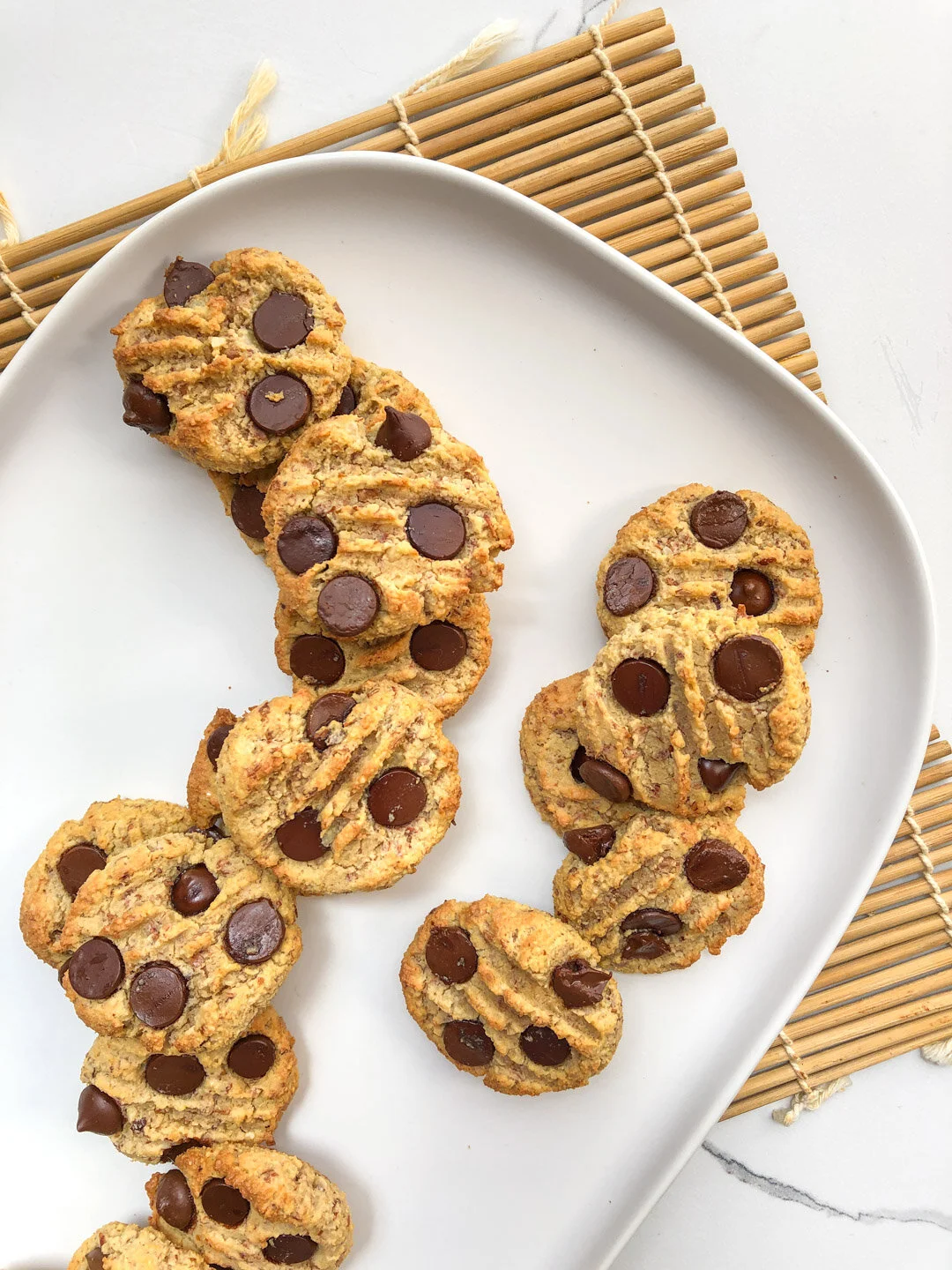 Almond Choc Chip Cookies