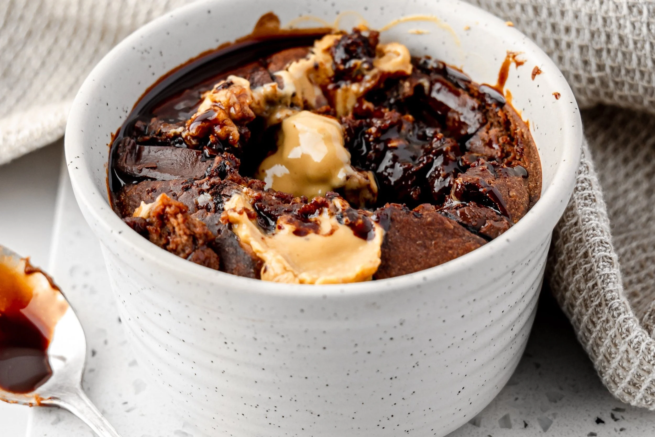 PB Choc Baked Oats
