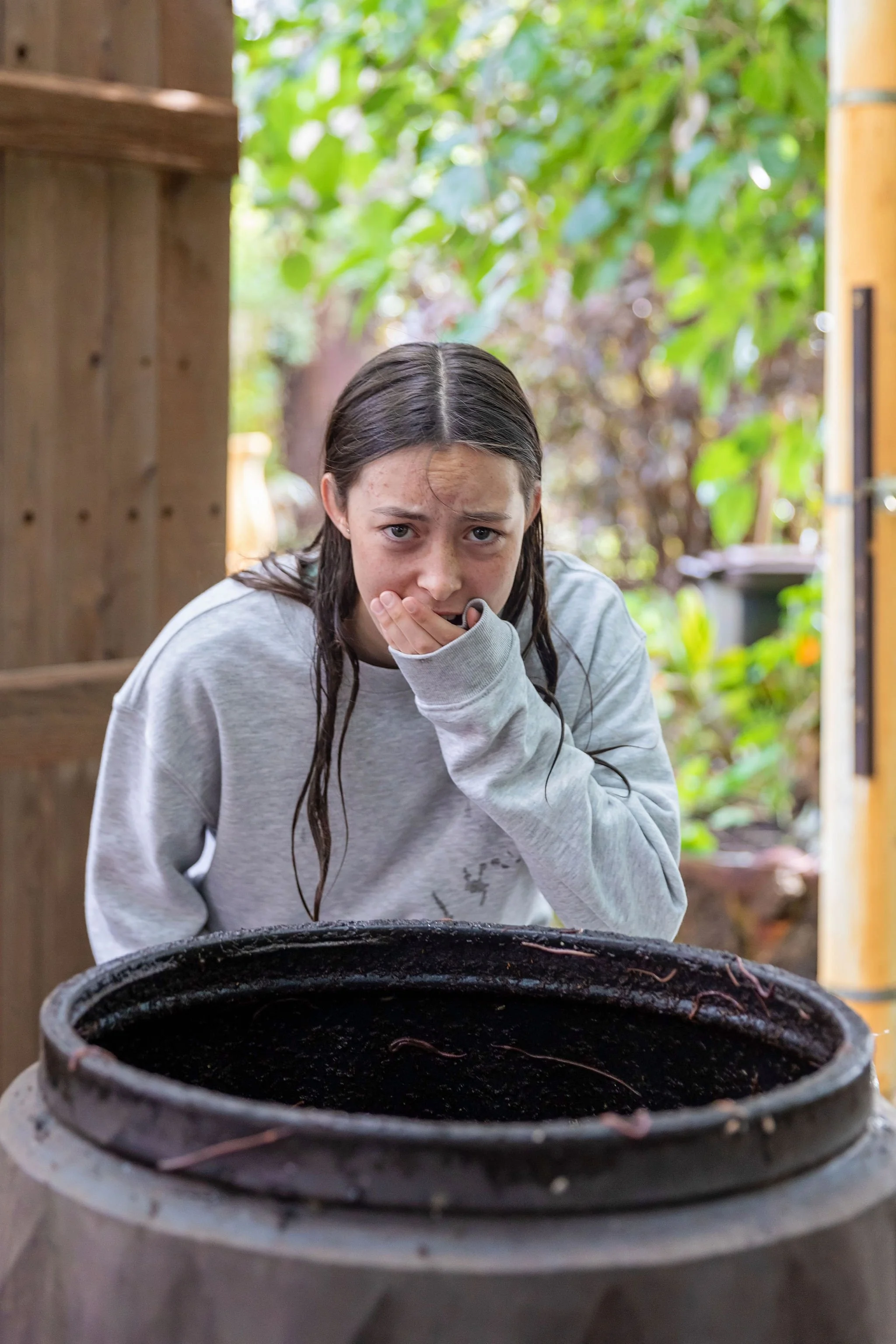 Composting Worms and Bokashi Bucket