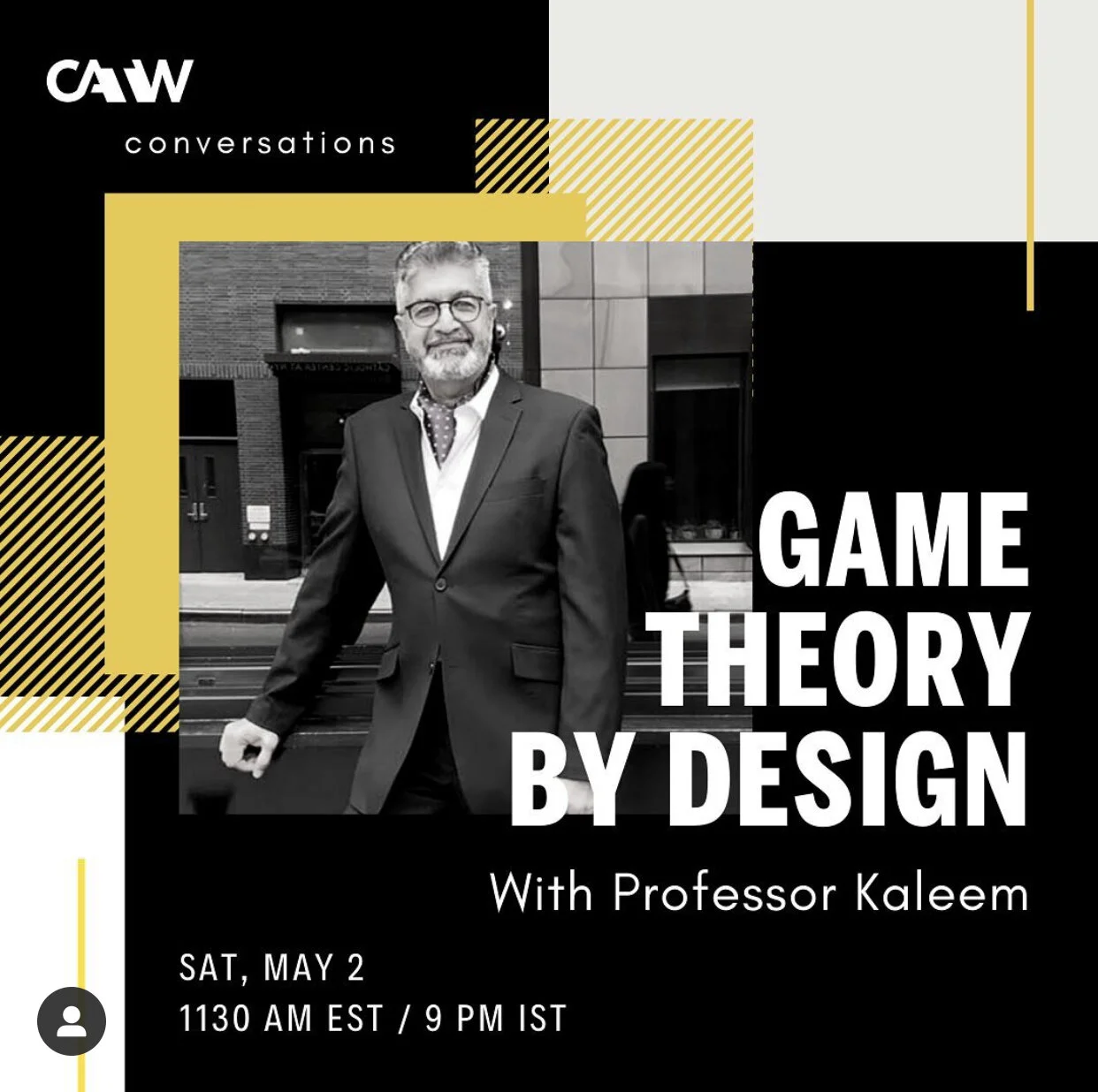 game theory by design w/ Prof. Kamboj