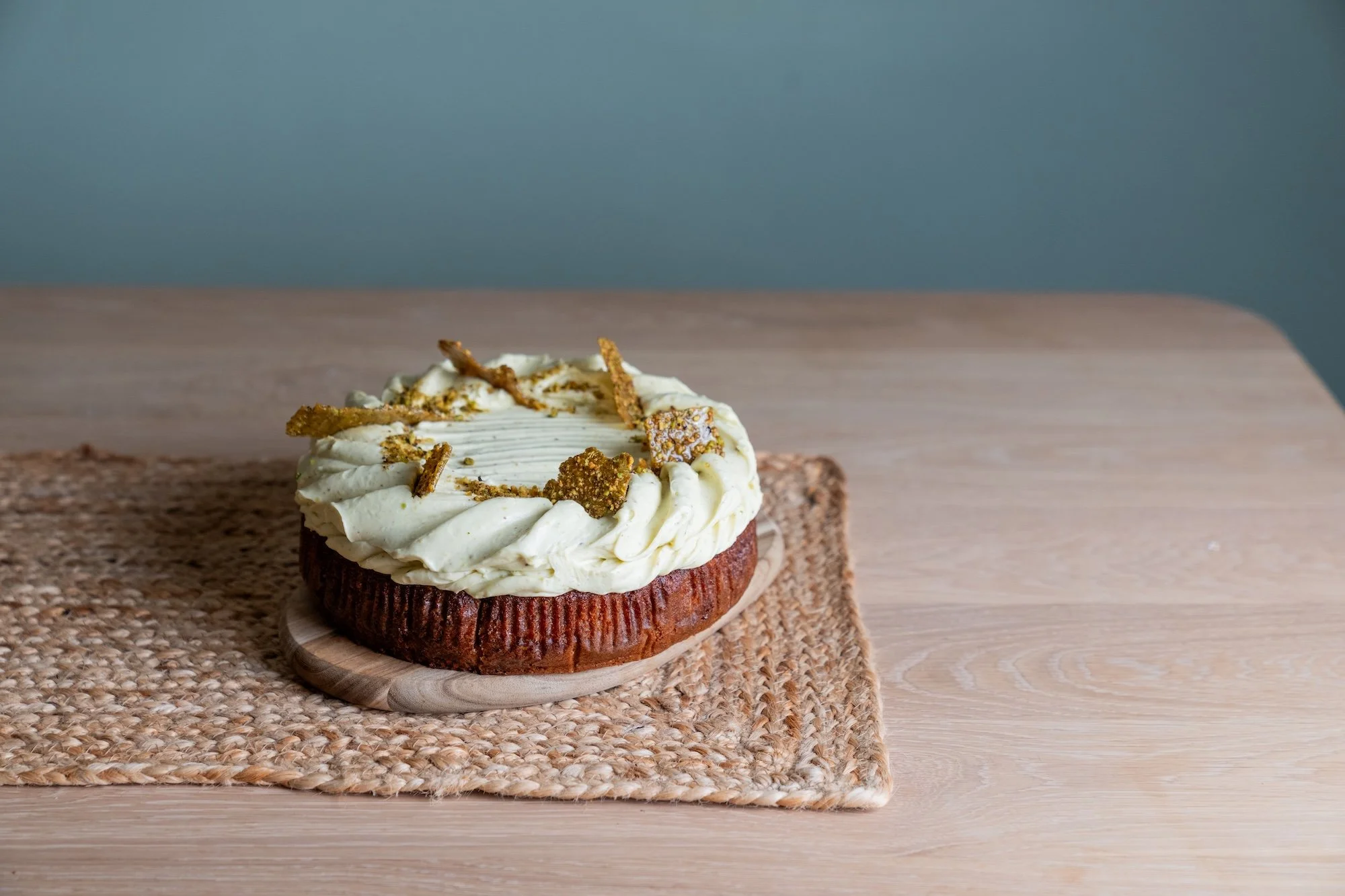 Chai Spiced Carrot and Pistachio Cake