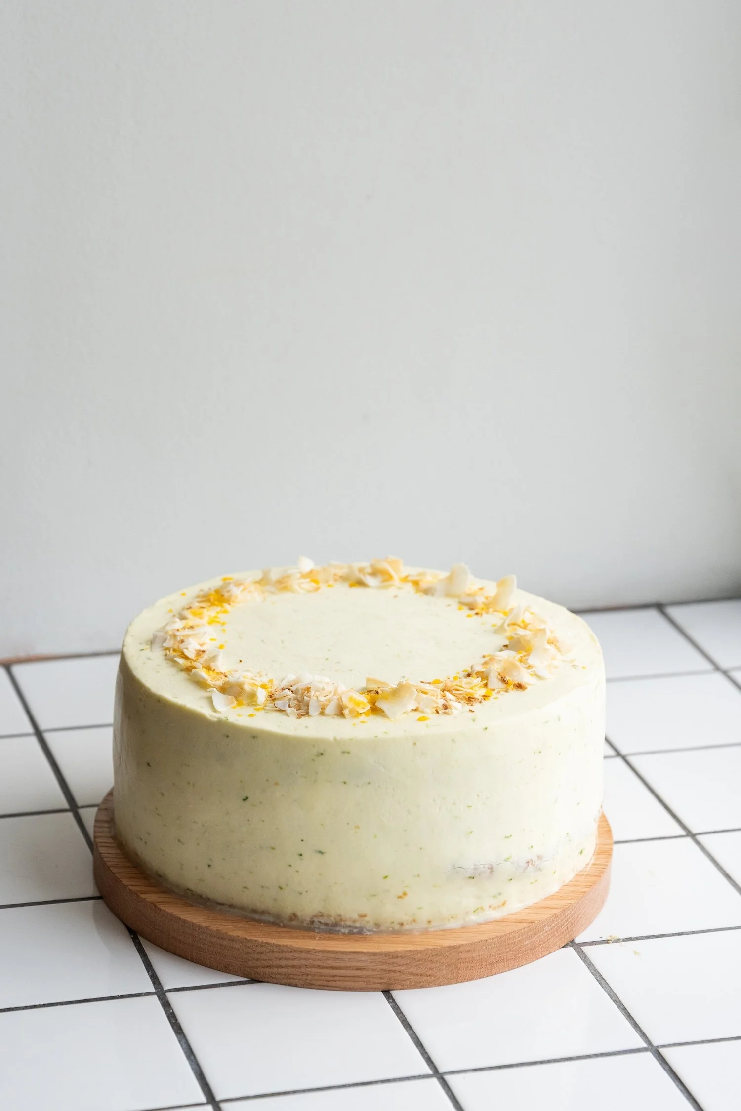 Passionfruit, Coconut & Lime Cake