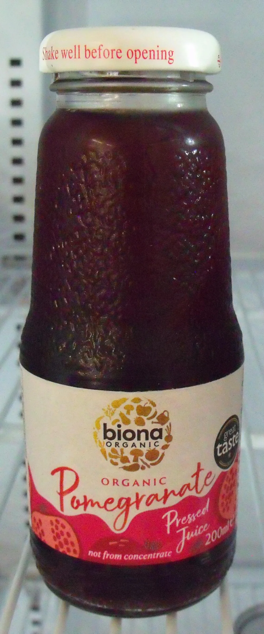 Biona Organic Pomegranate Juice — Ethical Weigh Co-op - Main Image