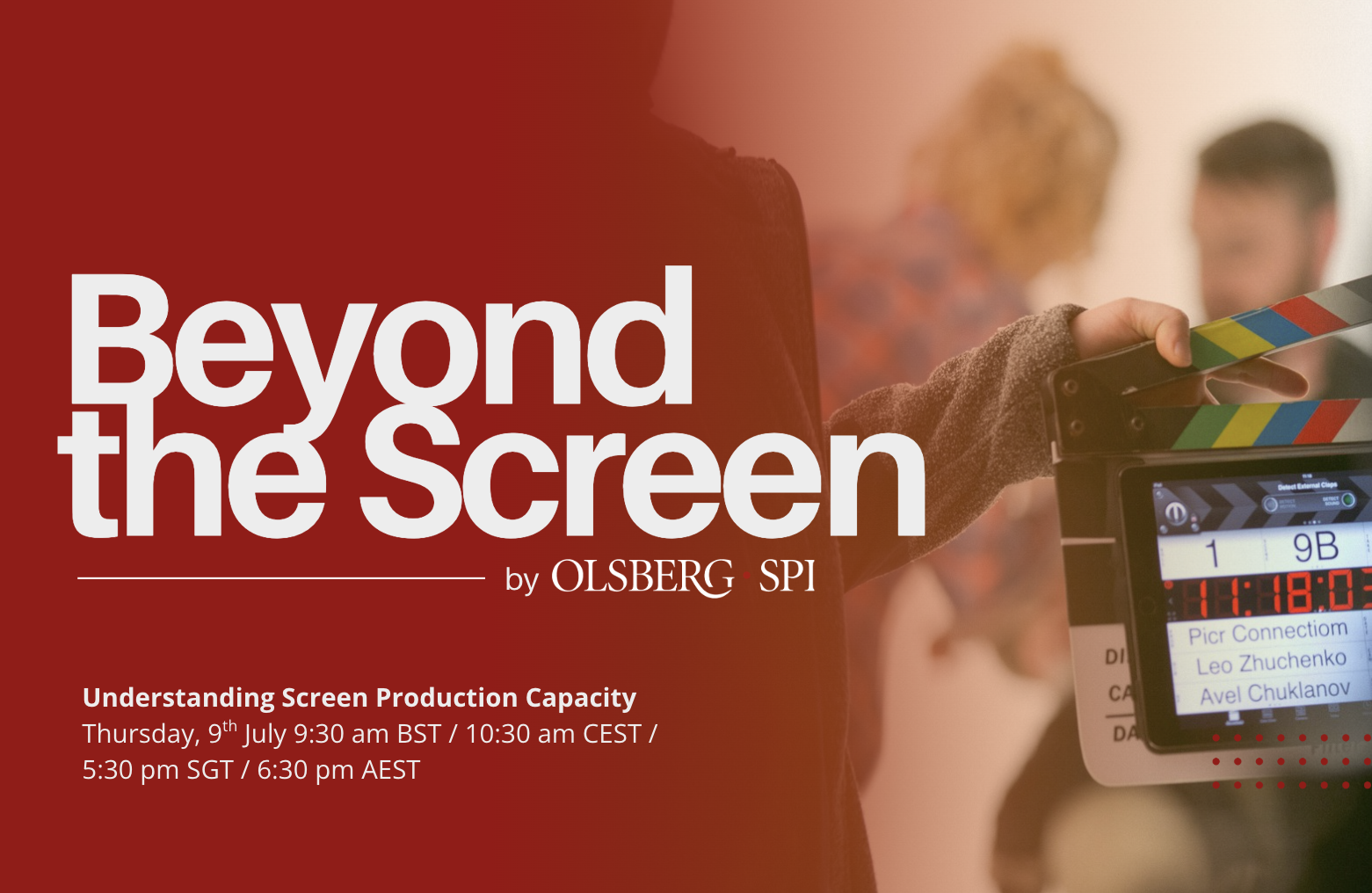 Upcoming SPI Webinar: Understanding Screen Production Capacity