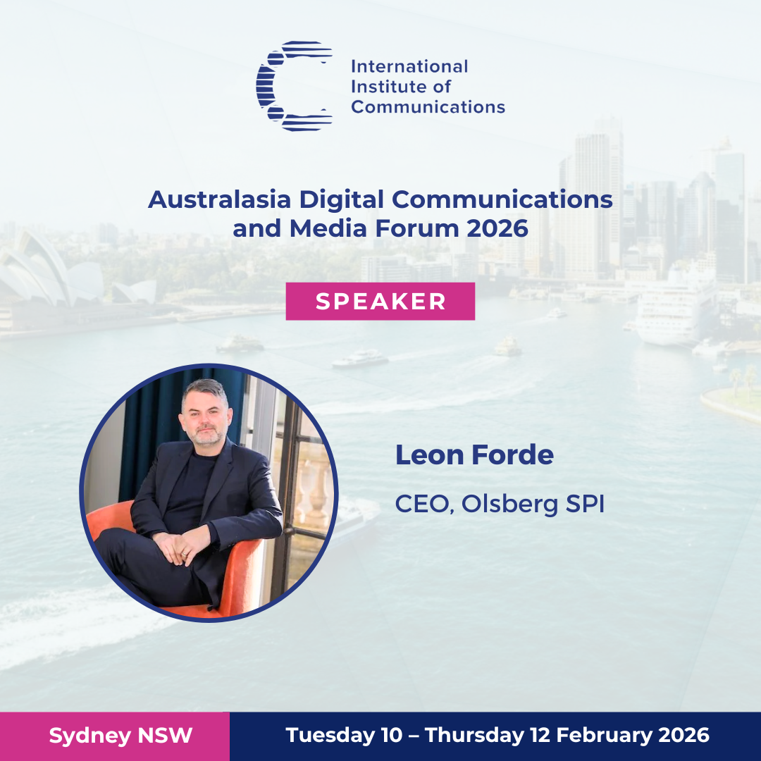 SPI CEO Leon Forde to Speak at IIC Australasia Digital Communications and Media Forum 2026 in Sydney