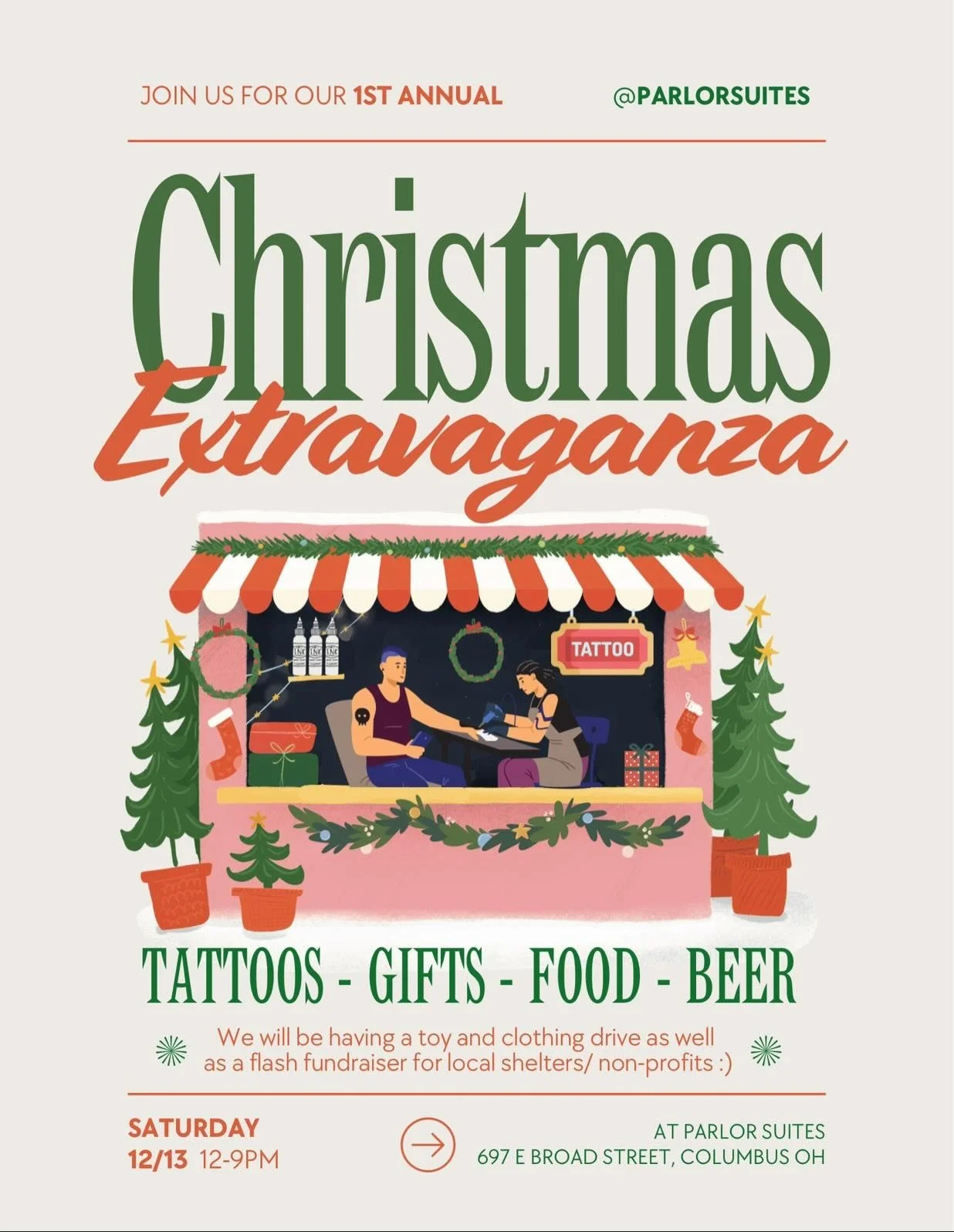 Very excited to be part of this on Saturday, December 13! 

We will be open from 12-9! Come stock up on supplies, find a gift for a loved one, or treat yourself! 🎁💝