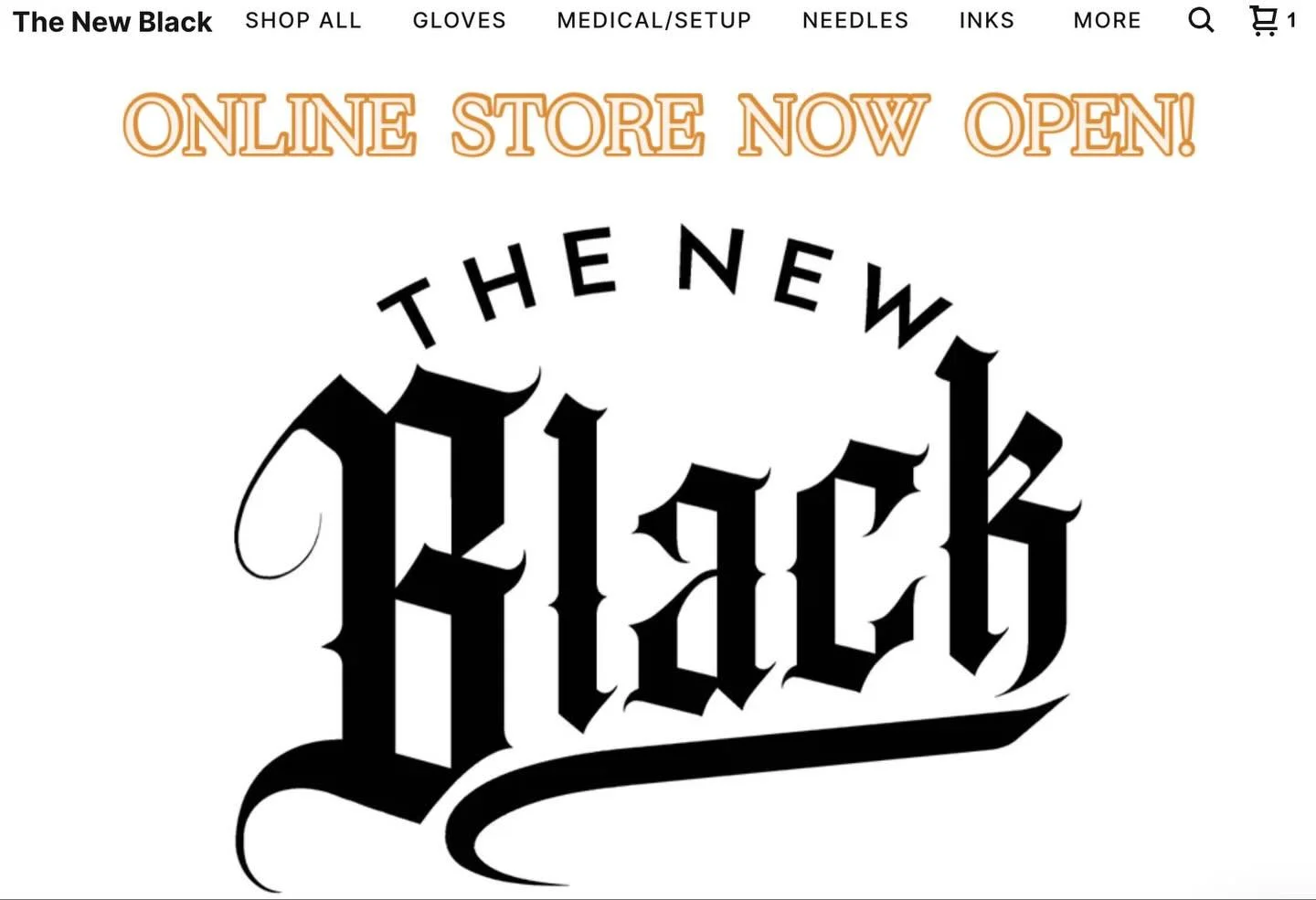 You asked and we&rsquo;re ready to deliver! Well, local pickup 😉

The New Black online store is here!! Order all of your favorite products from the comfort of your home, shop, car, studio, office, wherever! 

Local pickup at The New Black Monday, We