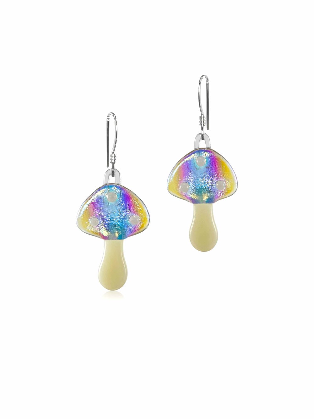 Holographic Etched Mold Magic Mushroom Earring Pendant -  in 2023