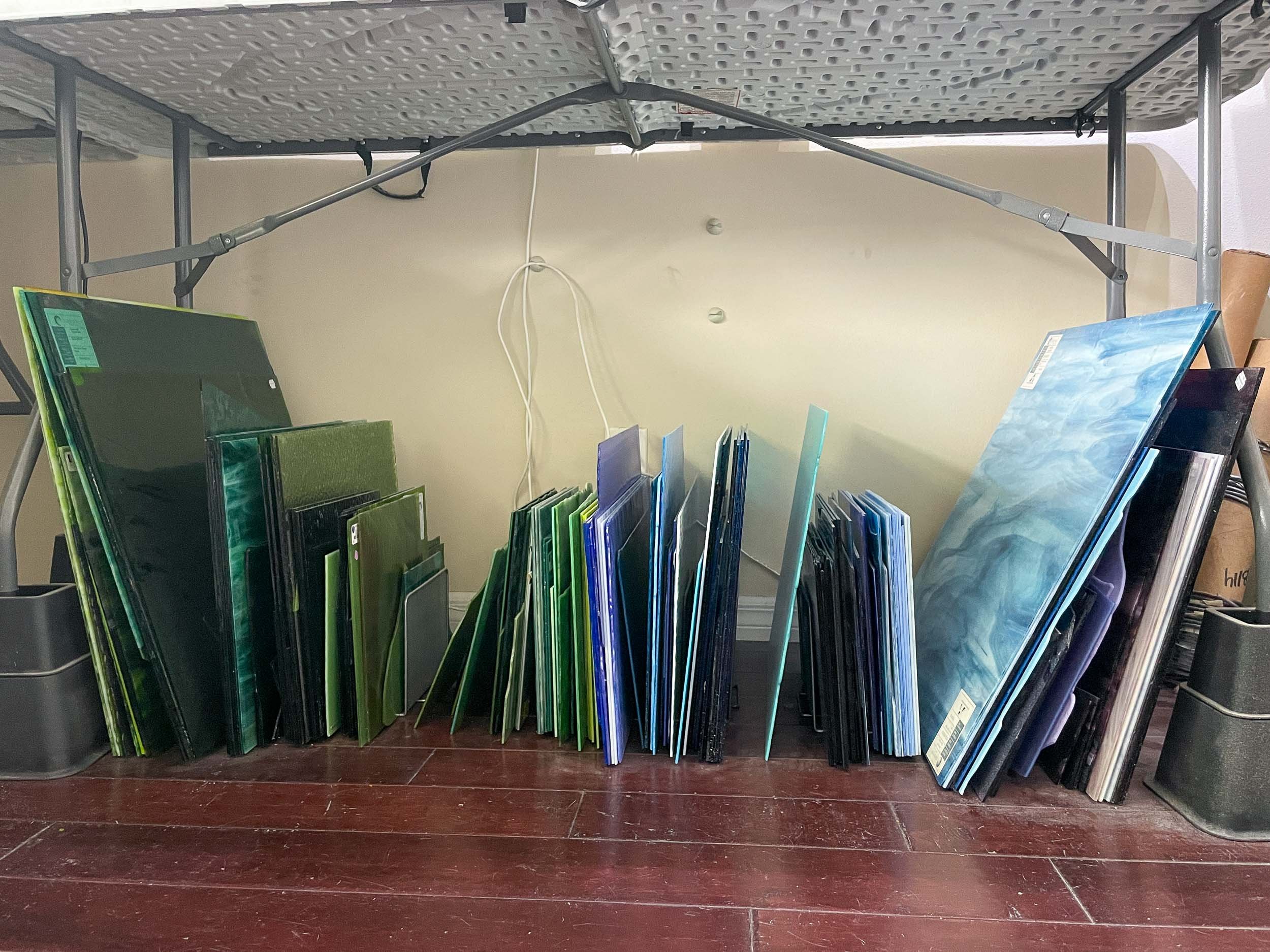 How to Store Stained Glass Sheets and Scraps — Glasswork Pixie