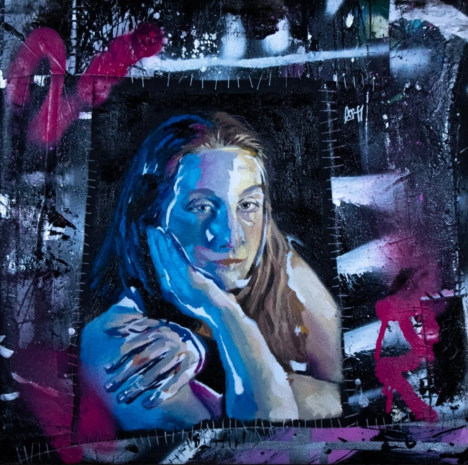 portrait of alison postma 
adrian sinclair hogg / diving out of touch