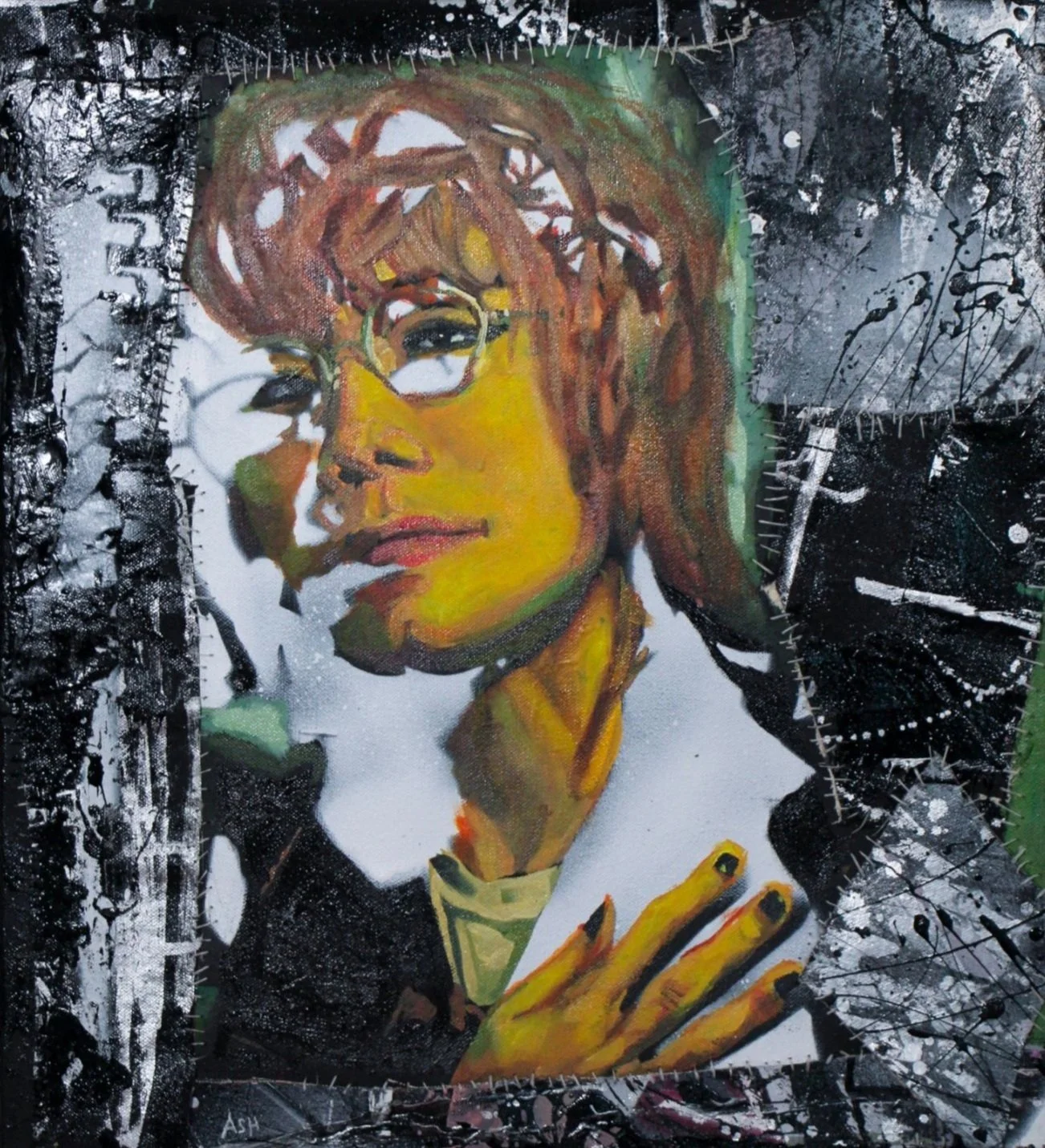 portrait of justin by adrian sinclair hogg