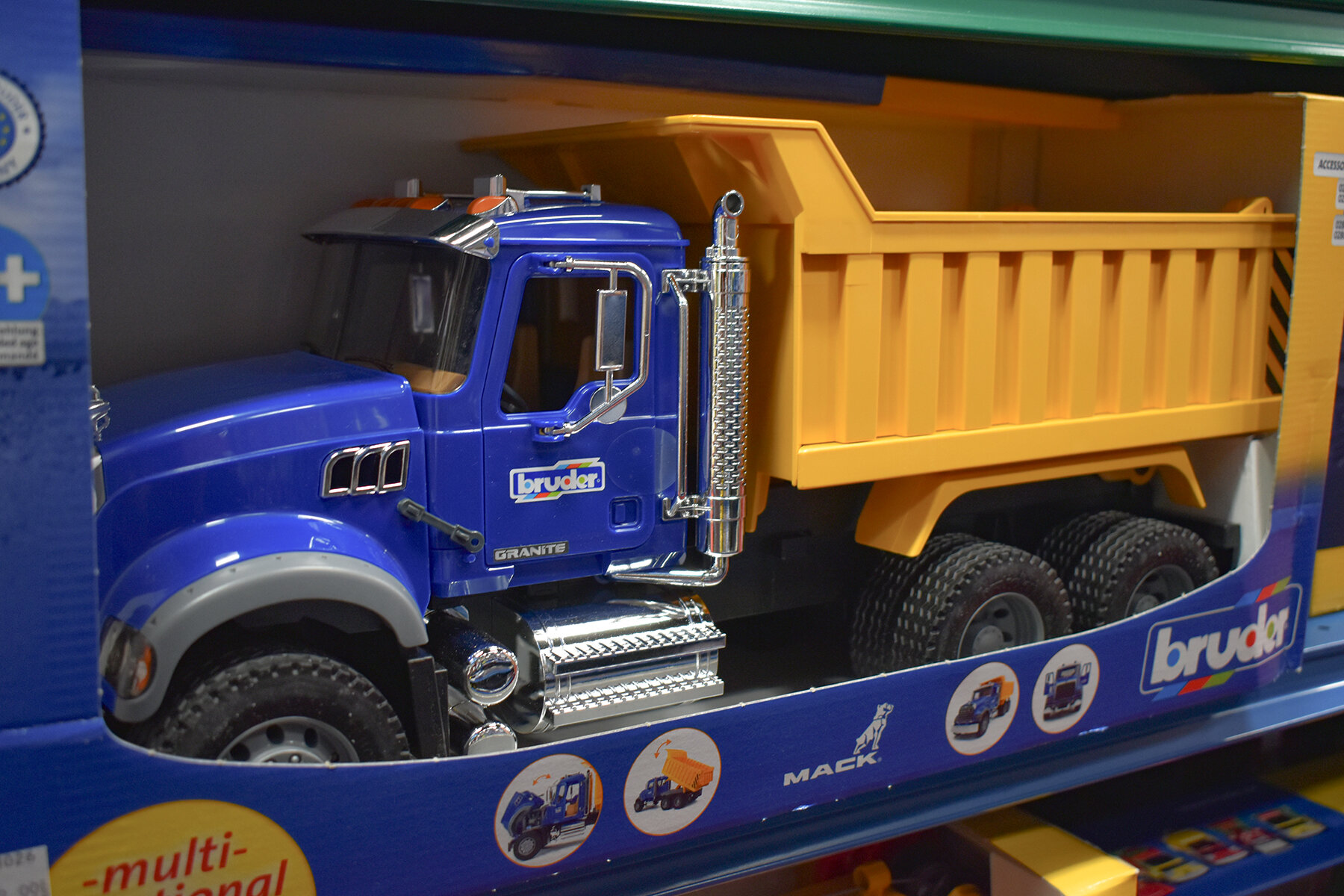 Phillips Toy Mart Bruder Dump Truck toy.JPG