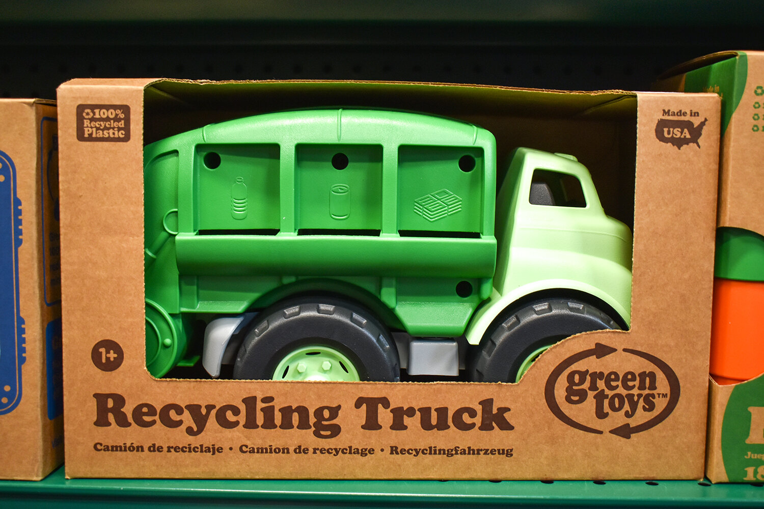 Phillips Toy Mart Car Green Toys Recycling Truck.JPG