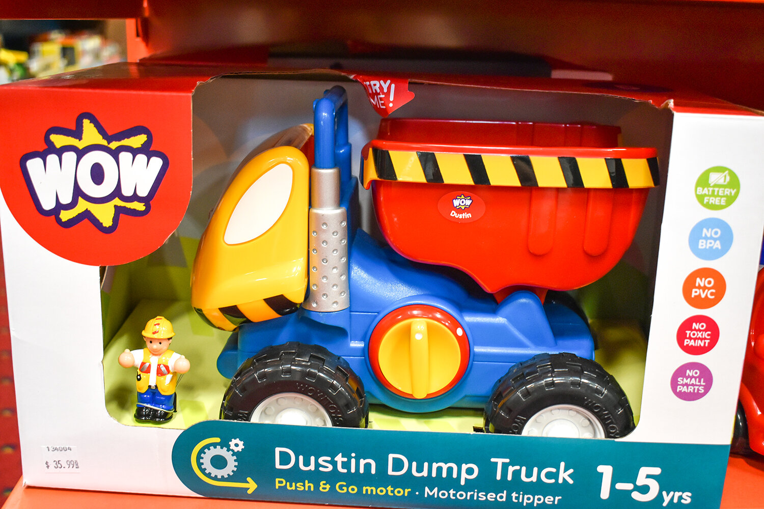 Phillips Toy Mart Car WOW Dustin Dump Truck.JPG