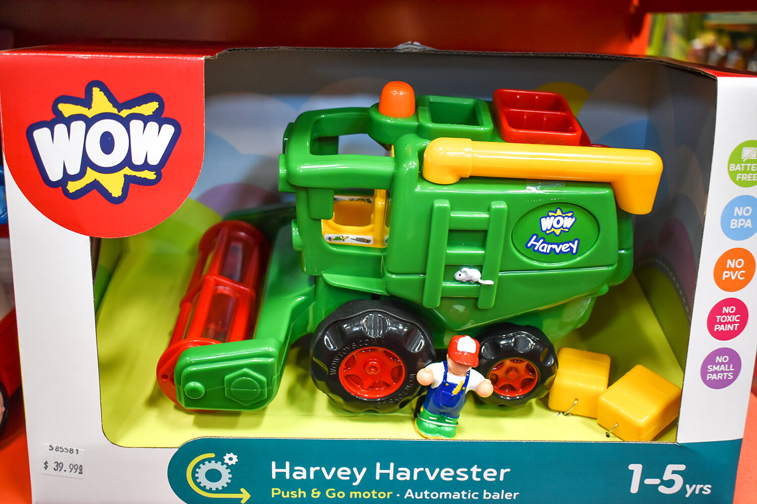 Phillips Toy Mart Car WOW Harvey Harvester.JPG