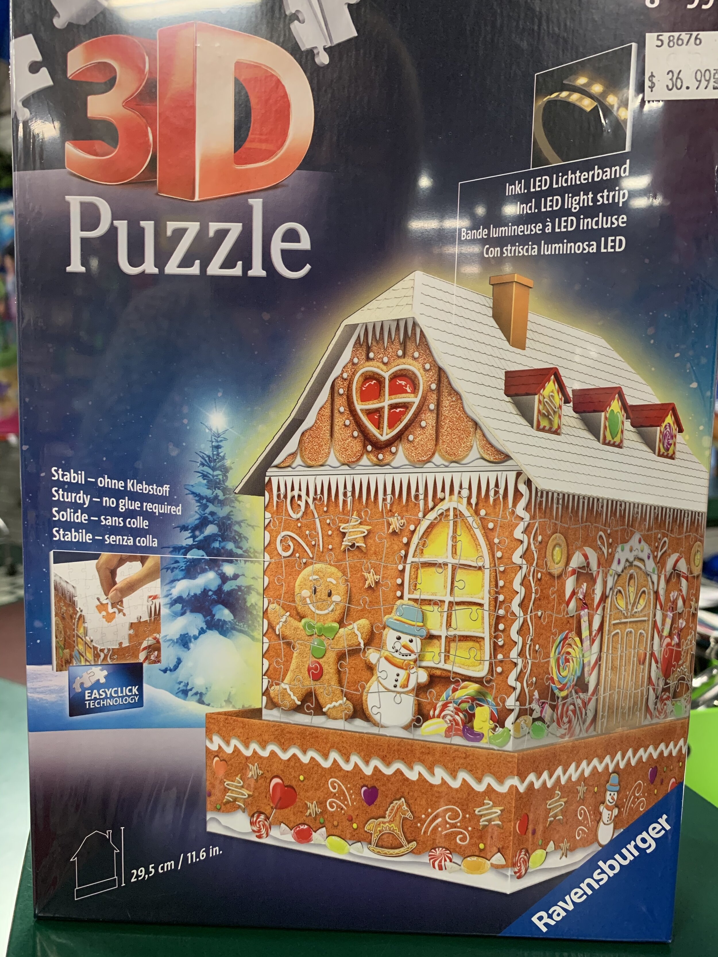 Ravensburger 3D Puzzle Light Up Gingerbread House