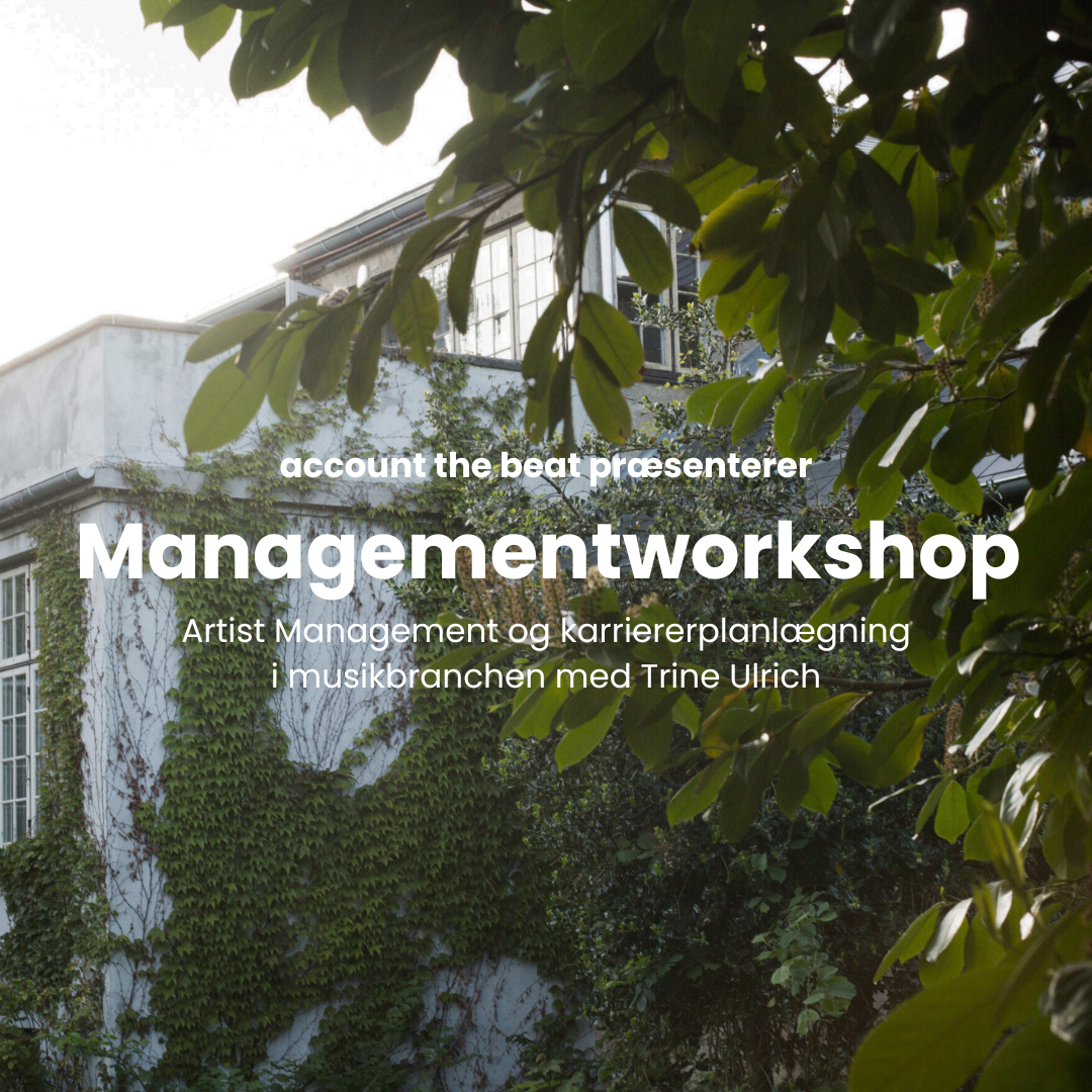 Workshop: Artist Management og karriereplanlægning [FÅ BILLETTER]
