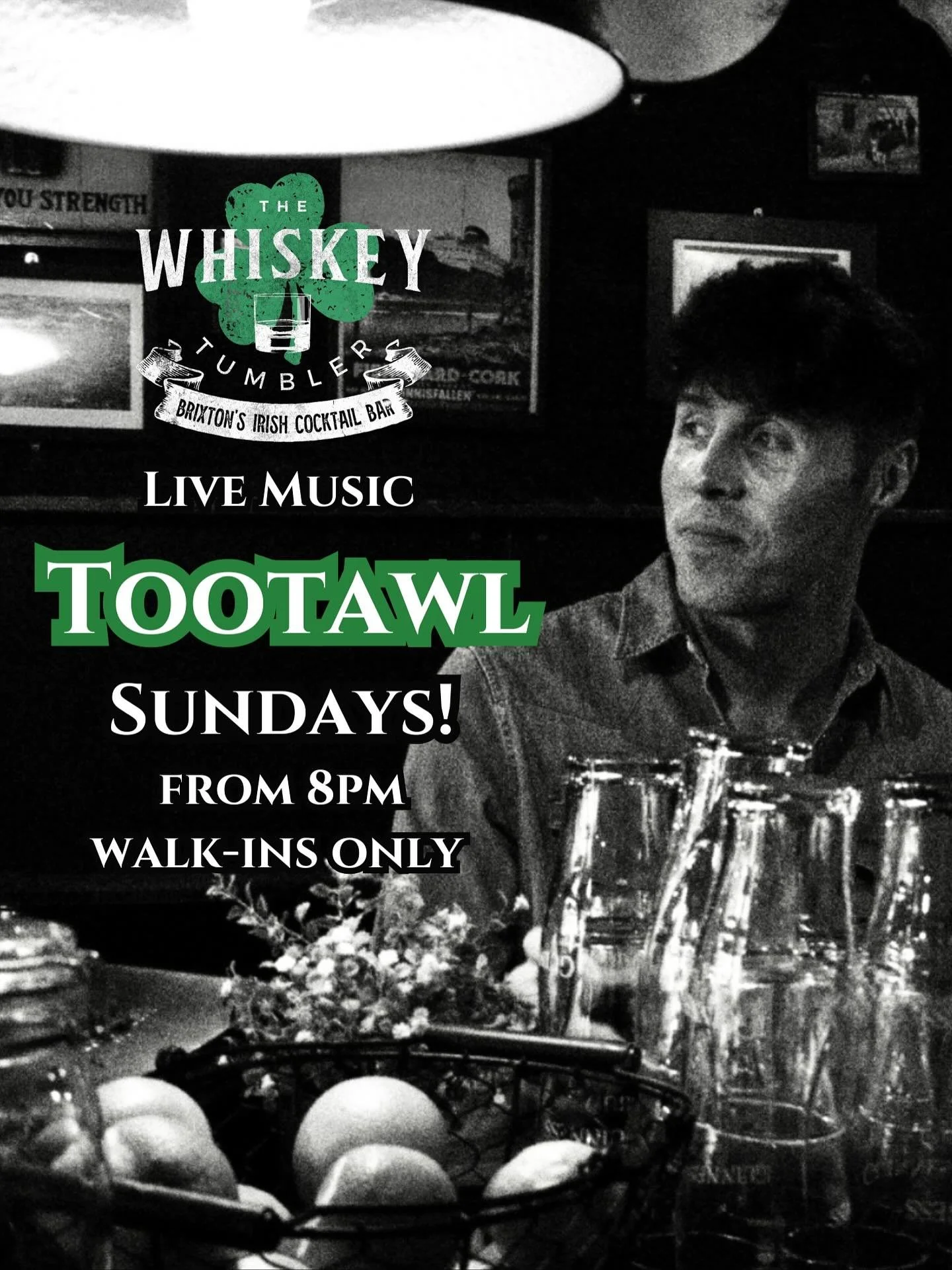 💫 Introducing the Sunday Super Session 💫 

Catch the very talented Richard O&rsquo;Gorman aka &lsquo;Tootawl&rsquo; from 8pm &lsquo;til late on a Sunday with some classic Irish tunes and ballads following our the afternoon trad seisi&uacute;n ☘️

N