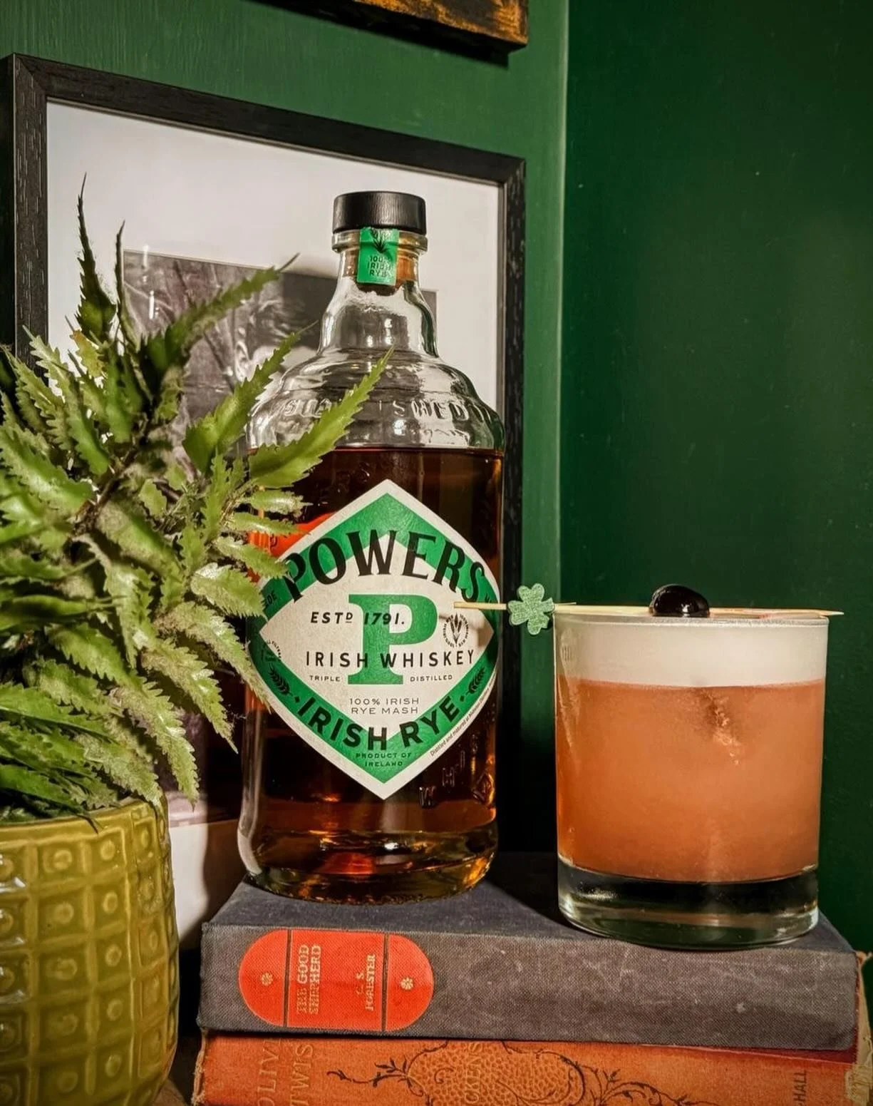 Bold and balanced, say hello to &lsquo;A Rebel Dearg&rsquo; - The Red Rebel. 

The spicy tones of Powers Irish Rye from the Middleton distiller in Co. Cork meets cranberry, honey-thyme syrup, Nectar sherry and egg white for a zesty, floral, silky fin