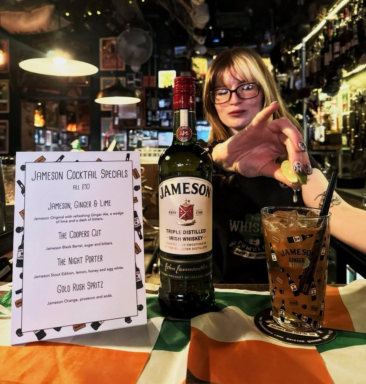 ☘️ Our St. Patrick&rsquo;s Day cocktail specials have arrived! ☘️

We&rsquo;ve teamed up with @jamesonuk to pour a few of our favourites from the Midleton Distillery including the classic Ginger &amp; Lime to our own Tumbler creations. 

We&rsquo;ll 