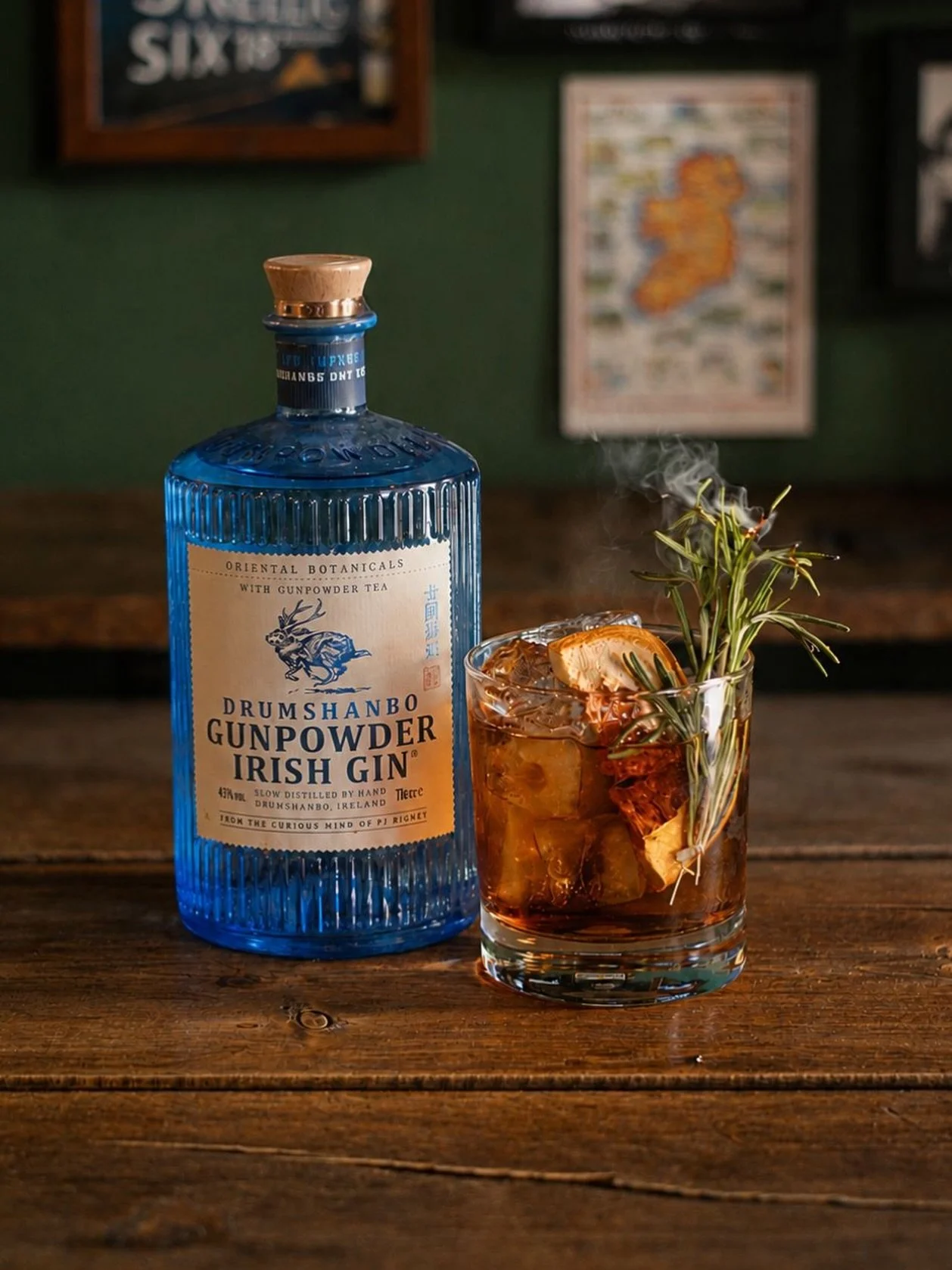Some cocktails never leave the menu. The Gunpowder Negroni is one of them. For good reason. 

Made with the award winning Drumshanbo Gunpowder Irish Gin from The Shed Distillery paired with Cynar and Cocchi Torino, creating a perfectly balanced Negro