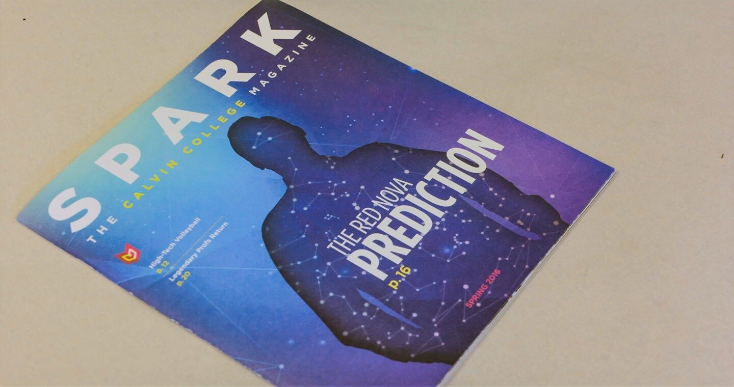 The edition of Calvin's Spark highlighting the prediction. 
.
.
.
.
.
.
#luminousfilm #luminous #stars #cygnus #prediction #pressrelease #magazine #calvinspark #constellation #luminousrednova #documentary