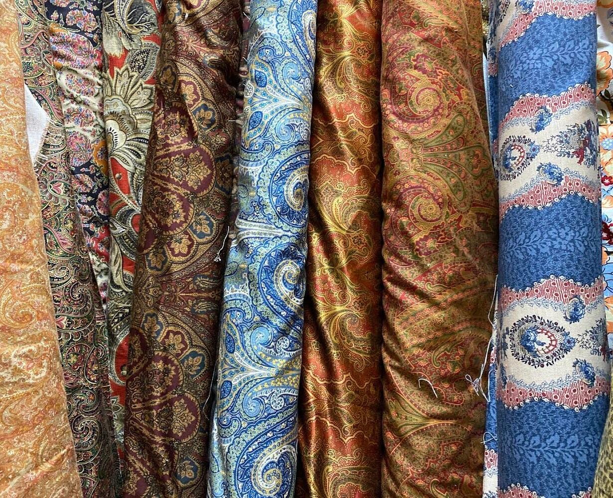 We have high end rolls from some of the top fabric houses in the world! Stop in and check out our selection today!