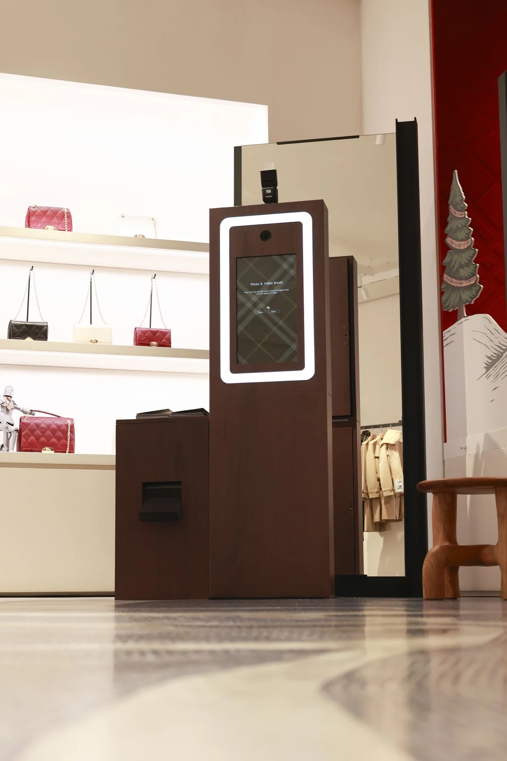 Flash Booth per eventi boutique e luxury retail
