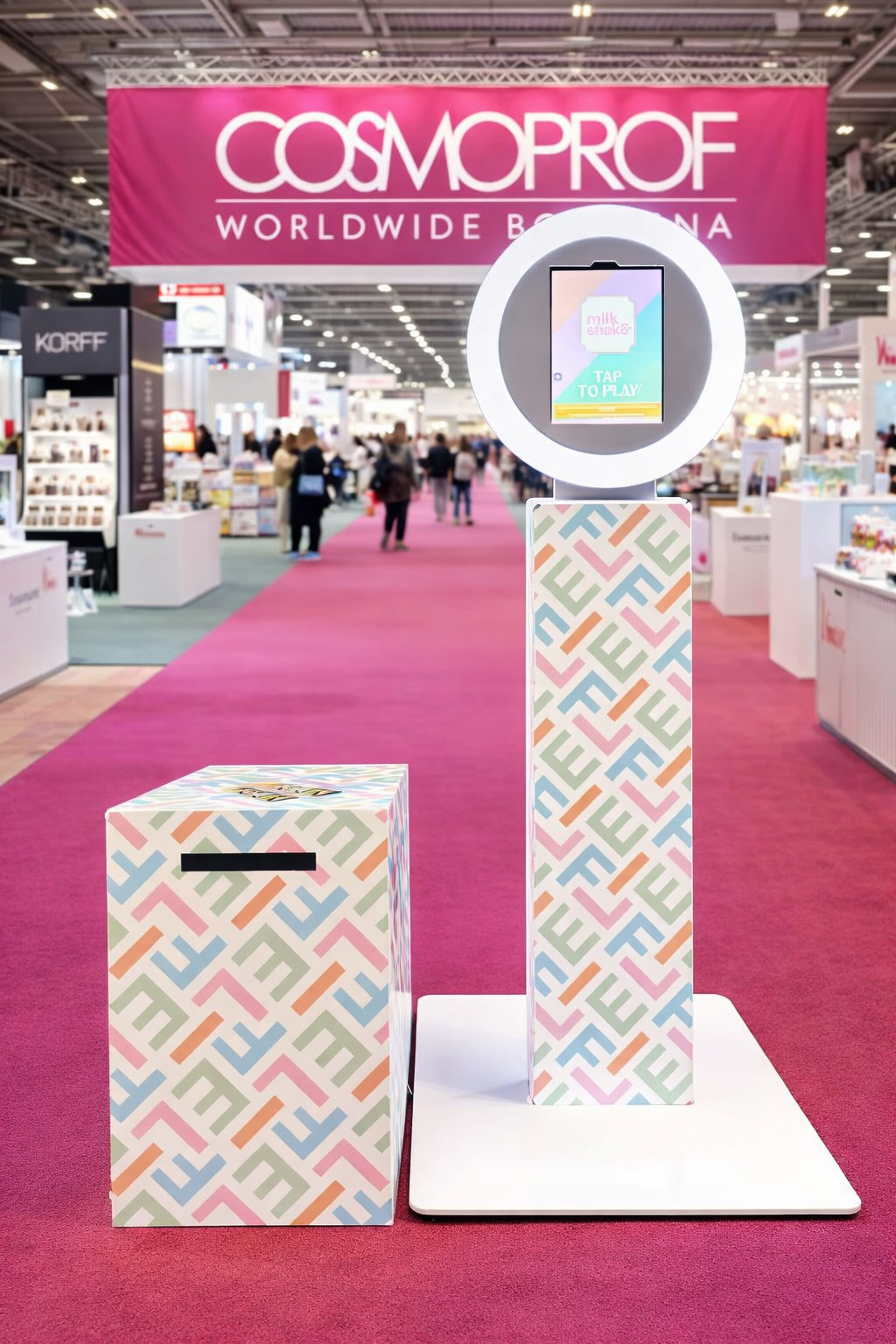 L’attivazione di Say Cheese alla fiera di Cosmoprof 2025