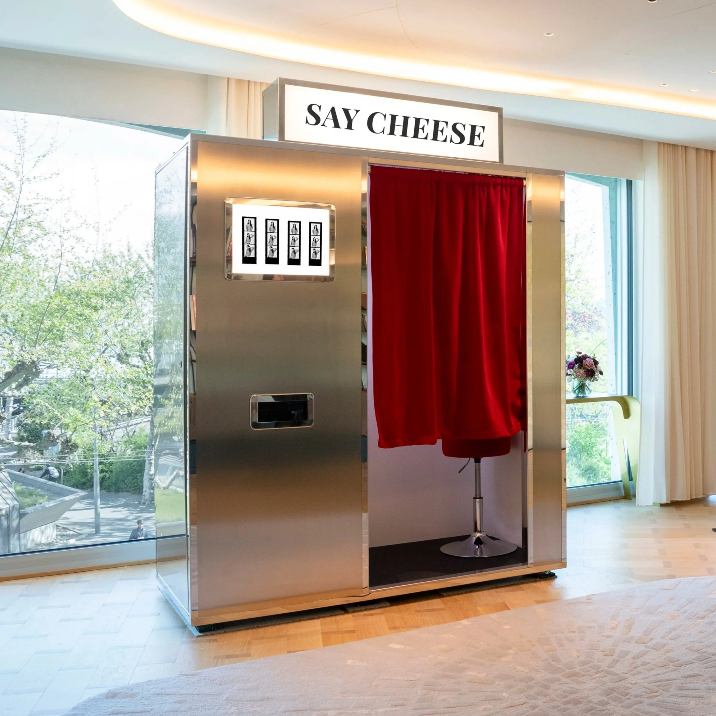 Un photo booth di lusso per un'esperienza unica