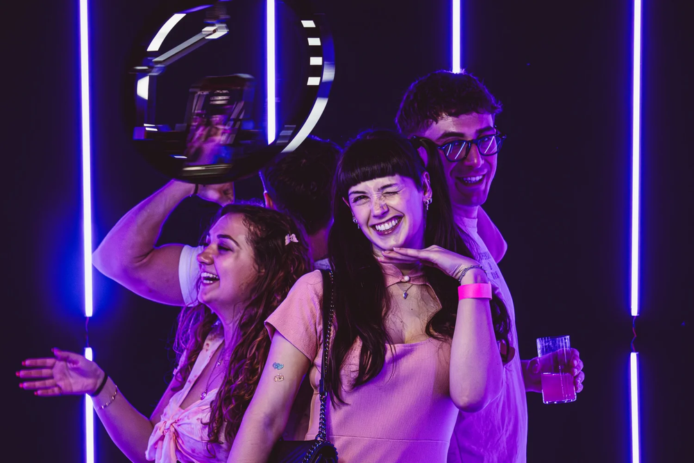 Disco Spin alla festa Hoopygang